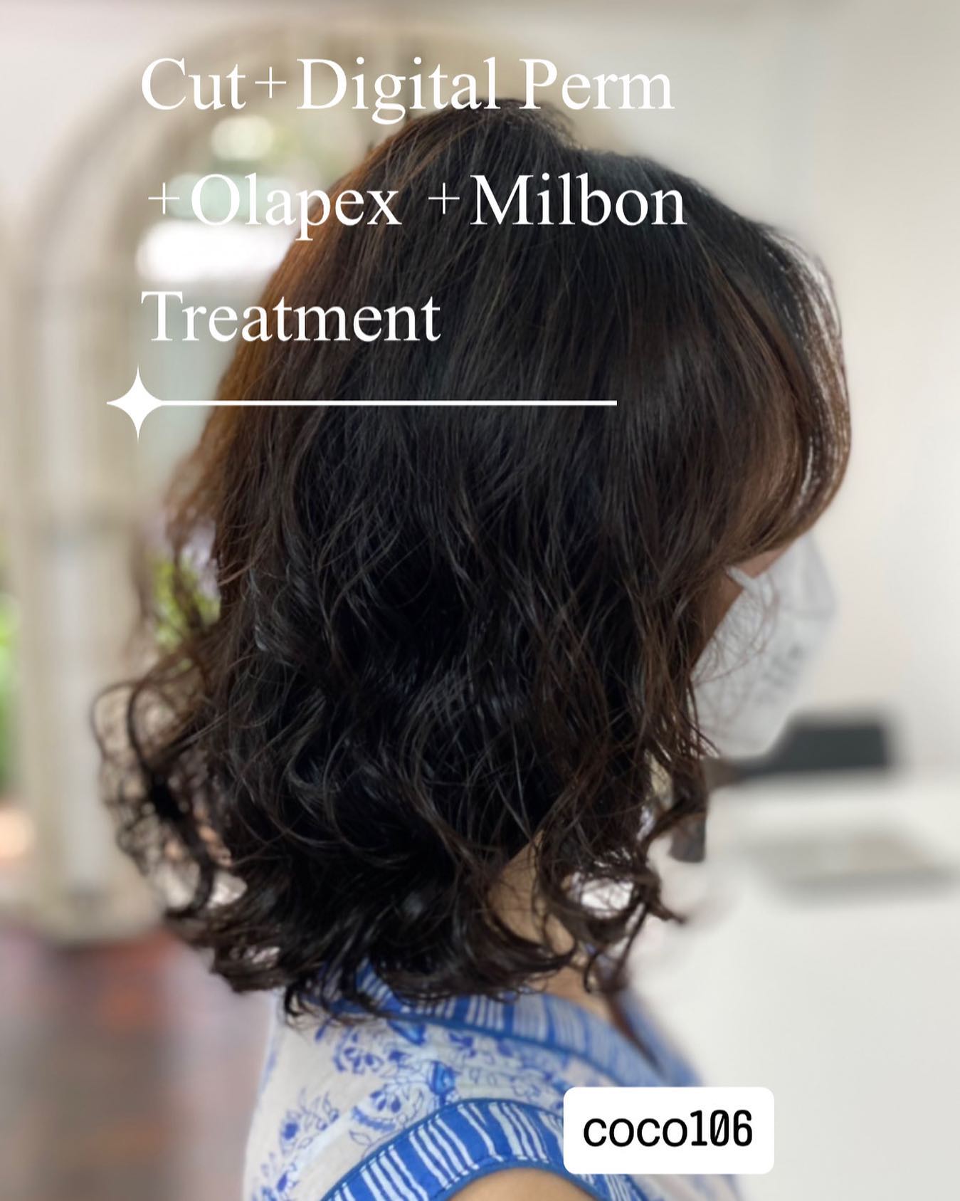 Cut +Digital Perm +Olapex+Mlbon reatment 
ทำผมโดยช่างญา ช่างทำผมสไตล์ญี่ปุ่น  สวัสดีค่ะ รีวิวลูกค้าวันนนี้ ลูกค้าเป็นคนผมเส้นเล็ก ดัดไม่ค่อยขึ้นลอน แต่รอบนี้ดัดดิจิตอลผลลัพธ์ออกมา ลอนดูสวย ตรงตามใจลูกค้าค่ะ ️
!!ผลลัพธ์ขึ้นอยู่กับสภาพเส้นผมของลูกค้าด้วยค่ะ!!  ยินดีให้คำปรึกษาก่อนมาใช้บริการ🥰🥰
ร้านเปิดให้บริการ 9.00-18.30  ลูกค้าสามารถจองคิวเข้ามาได้เลยค่ะ  ขอบคุณลูกค้าทุกท่านที่เข้ามาใช้บริการค่ะ
สอบถามเพิ่มเติมหรือจองคิวทำผม
ได้ที่เบอร์โทรศัพ 02-662-7106
ลูกค้าสามารถจอดรถที่ร้านได้เลยนะคะ  อีก1ช่องทางการติดต่อ, เช็คโปรโมชั่นทางร้านหรือจองคิวทำผม สามารถแอดไลน์ของทางร้านได้เลยค่ะ
LINE account
https://lin.ee/3Cm0Ksiac  #106hair #coco106 #sukhumvit39 #ร้านทำผม106coco #ร้านทำผม106 #สระโซดาสปา #ไฮไลท์สีผม #ทำสีผม #ร้านทำผม #ร้านทำผมในกรุงเทพ #ร้านเสริมสวยในกรุงเทพ