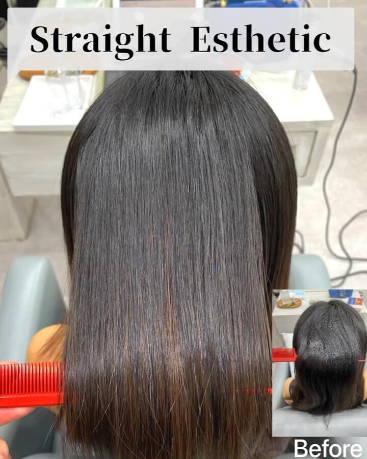 Straight Esthetic  เปรียบเทียบการยืดแบบstraight esthetic และ การยืดแบบทั่วไปค่อนข้างมีความแตกต่างกันมาก  straight Esthetic ผมจะนุ่มมากและดูตรงเป็นธรรมชาติ ด้วยตัวยาและส่วนผสมสูตรเฉพาะของร้านเรา ไม่ว่าจะมีผมหยักศกหรือผมที่ผ่านการถูกทำลาย ก็สามารถยืดให้ผมตรงสลวยและเงางามได้โดยที่ไม่ทำร้ายเส้นผม  เมื่อเส้นผมได้เปลี่ยนไปเป็นผมที่ตรงลวยแล้ว เพียงแค่เป่าเองที่บ้านให้แห้งผมก็สวยและเงางาม  หลังจากการยืด straight Esthetic รู้สึกผมนุ่มมากเหมือนเป็นผมที่เกิดใหม่ จนอยากสัมผัสตลอดทั้งวัน 🤣  ระยะเวลาที่อยู่ได้ โดยประมาณครึ่งปีถึง1ปี ขึ้นอยู่กับสภาพเส้นผมและการดูแลของแต่ละท่าน และหากดูแลเส้นผมหลังการยืดอย่างต่อเนื่อง ผมจะยิ่งเงางามและอยู่ได้นานยิ่งขึ้น  การที่จะมีสภาพเส้นผมที่สวยและอยู่ได้นานนั้น ยังต้องอาศัยความร่วมมือในการดูแลเส้นผมของคุณลูกค้าอย่างต่อเนื่อง  หลังจากยืดผมแล้วประมาณ2วัน สามารถม้วนผมหรือมัดผมได้ตามที่ต้องการ  บริเวณโคนผม หากมีผมหยักศกขึ้นใหม่ สามารถยืดแค่บริเวณโคนผมและปลายผมทำtreatment esthetic แทนนะคะ  #bangkok #thonglor #bangkokhairsalon #ผม #เกาหลี #ม้วนผม เกาหลี #ร้านเสริมสวย #ดัดผม #สไตล์เกาหลี #hairesthetic #organic