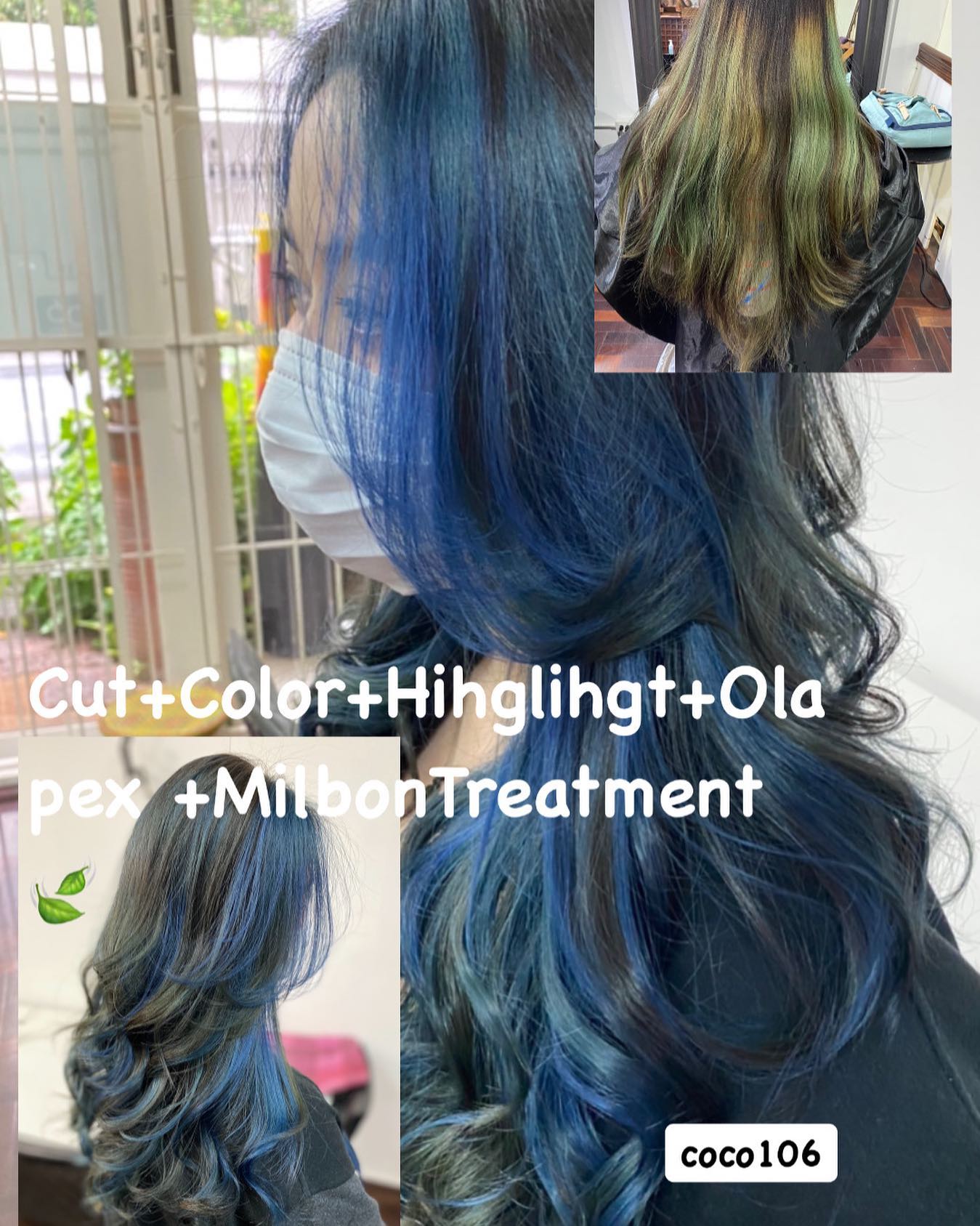 Cut +Highlight+Color+Olapex +Milbon Treatment 
ทำผมโดยช่างญา ช่างทำผมสไตล์ญี่ปุ่น '  Free Parking 
ลูกค้าสามารถจอดรถที่ร้านได้เลยค่ะ  ร้านเปิดให้บริการ 9.00-18.30 
ขอบคุณลูกค้าทุกท่านที่เข้ามาใช้บริการค่ะ
สอบถามเพิ่มเติมหรือจองคิวทำผม
ได้ที่เบอร์โทรศัพ 02-662-7106  อีก1ช่องทางการติดต่อ, เช็คโปรโมชั่นทางร้านหรือจองคิวทำผม สามารถแอดไลน์ของทางร้านได้เลยค่ะ
LINE account
https://lin.ee/3Cm0Ksiac  #106hair #coco106 #sukhumvit39 #ร้านทำผม106coco #ร้านทำผม106 #สระโซดาสปา #ไฮไลท์สีผม #ทำสีผม #ร้านทำผม #ร้านทำผมในกรุงเทพ #ร้านเสริมสวยในกรุงเทพ