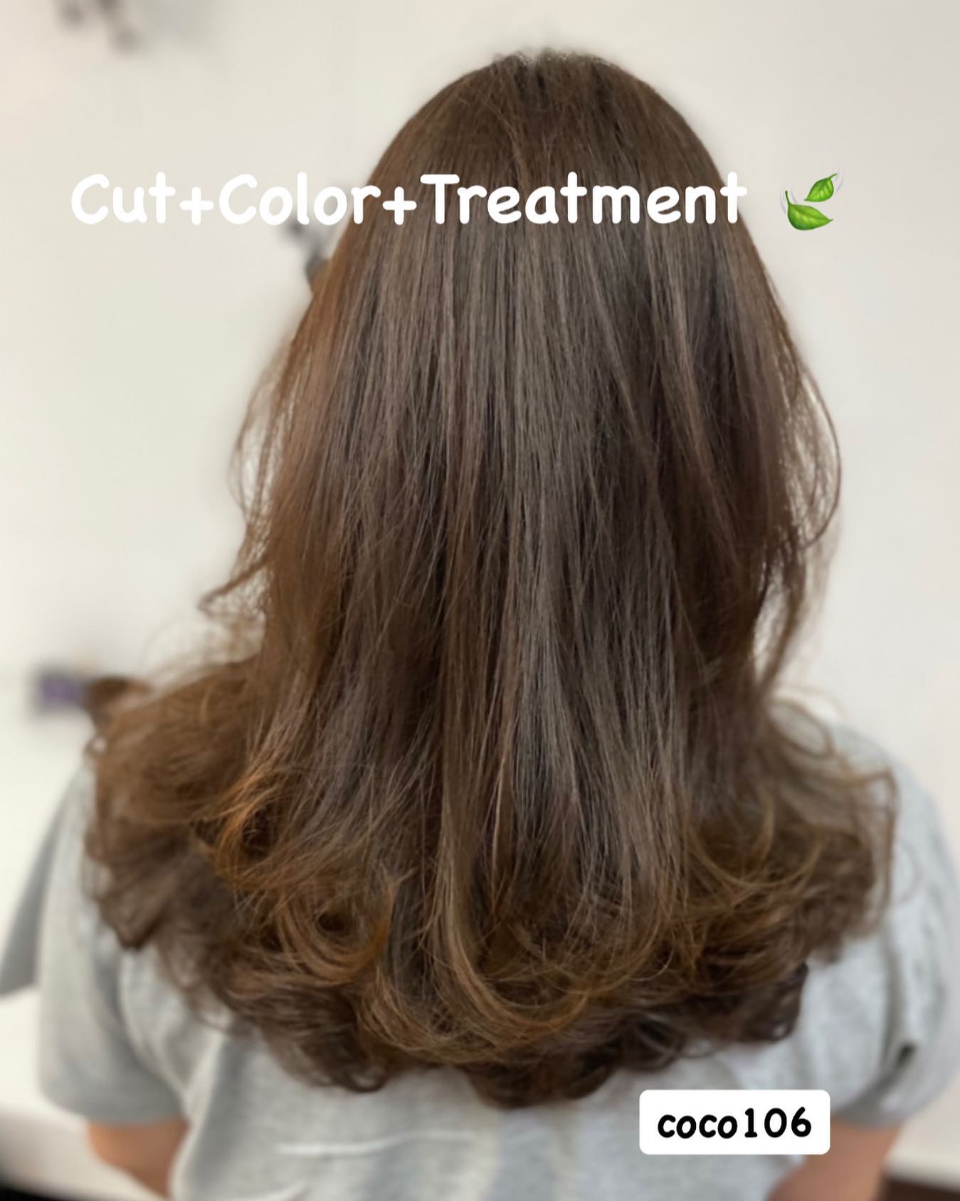 Cut +Color+Treatment 
ทำผมโดยช่างญา ช่างทำผมสไตล์ญี่ปุ่น  Free Parking 
ลูกค้าสามารถจอดรถที่ร้านได้เลยค่ะ  ร้านเปิดให้บริการ 9.00-18.30 
ขอบคุณลูกค้าทุกท่านที่เข้ามาใช้บริการค่ะ
สอบถามเพิ่มเติมหรือจองคิวทำผม
ได้ที่เบอร์โทรศัพ 02-662-7106  อีก1ช่องทางการติดต่อ, เช็คโปรโมชั่นทางร้านหรือจองคิวทำผม สามารถแอดไลน์ของทางร้านได้เลยค่ะ
LINE account
https://lin.ee/3Cm0Ksiac  #106hair #coco106 #sukhumvit39 #ร้านทำผม106coco #ร้านทำผม106 #สระโซดาสปา #ไฮไลท์สีผม #ทำสีผม #ร้านทำผม #ร้านทำผมในกรุงเทพ #ร้านเสริมสวยในกรุงเทพ