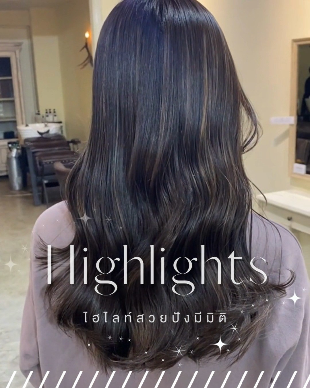 Highlights ไฮไลท์สวยปังมีมิติ! สีผมของสาวผมยาวที่พลาดไม่ได้❣️  การทำไฮไลท์นั้นมักจะทำเป็นเฉดสีเดียวกันกับพื้นสีผม แต่ก็สามารถ Mix&Match ได้ตามความชอบเลยค่ะ  ทำไฮไลท์คู่กับพื้นสีผมเข้มก็จะเน้นช่อ ดูมิติแบบสุดๆ
แต่ถ้าทำคู่กับสีผมอ่อน จะทำให้ดูเป็นสาวละมุนไปเลยค่า
หรือจะลงสีไฮไลท์โทนอ่อน ดูไม่เด่นมาก เหมาะสำหรับคนที่อยากลองทำครั้งแรกค่า  ได้ลองแล้วจะติดใจในเทคนิคการทำไฮไลท์แบบญี่ปุ่นของร้าน DEAR ค่ะ🥰    สามารถจองคิวได้ทุกช่องทางเลยนะคะ  ️ 022586780
️ Line@(ภาษาไทย): https://lin.ee/2zj0vkgxB (@dear_hair_th)
️ Line@(日本語): https://lin.ee/4V9ZmH84F (@dear_hair)
🖥 Website: www.dear-hair-design.com
.
#bangkoksalon #bangkokhairsalon #hairsalon #hair #Straighthair #treatment #haircut #promphong #haircolor #hairfashion #hairstyle #perm #dear #treatment #ร้านทำผม #ร้านทำผมแนะนำ #ร้านทำผมกรุงเทพ #ร้านทำผมสุขุมวิท #แนะนำร้านทำผม #ร้านทำผมสไตล์ญี่ปุ่น #ซาลอน #ร้านตัดผม #สีผม #สีผมสวย #สีผมญี่ปุ่น #สีผมสวย #สีผมไฮไลท์  #ไฮไลท์ผม #ผมไฮไลท์