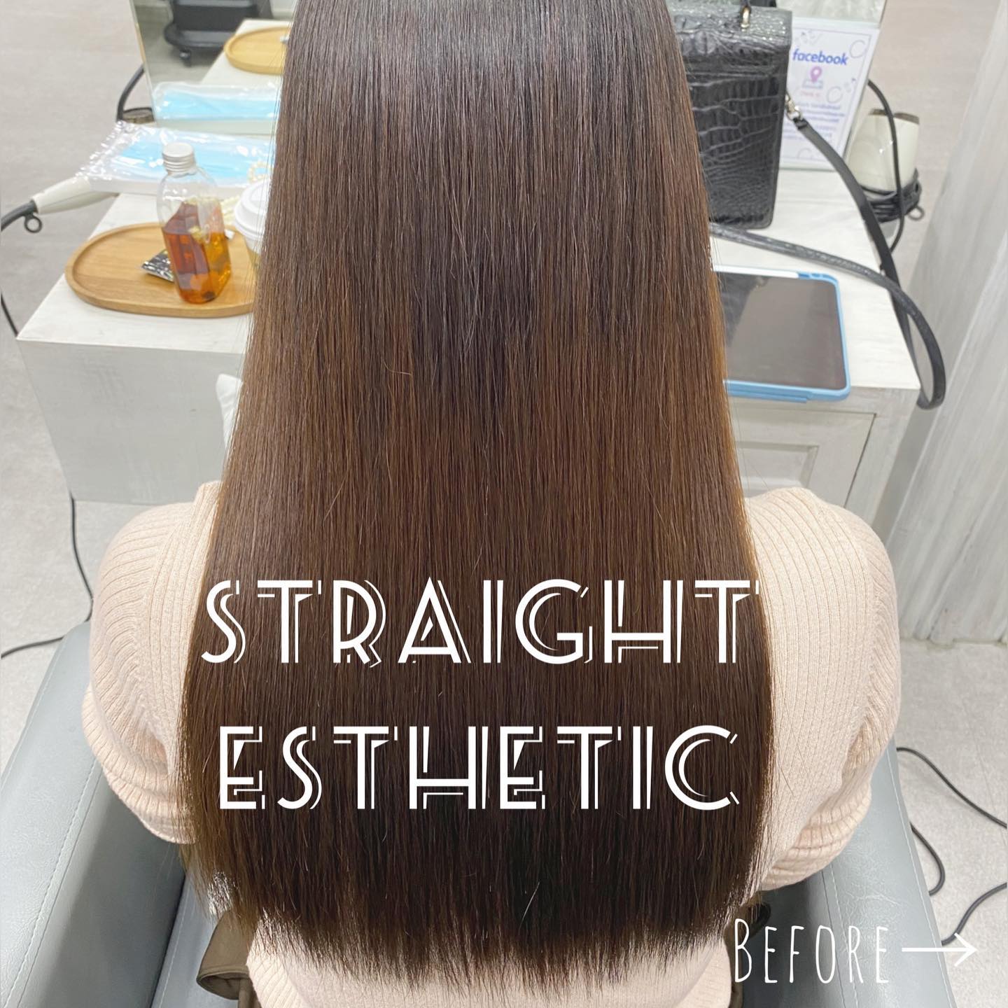 Straight Esthetic  เปรียบเทียบการยืดแบบstraight esthetic และ การยืดแบบทั่วไปค่อนข้างมีความแตกต่างกันมาก  straight Esthetic ผมจะนุ่มมากและดูตรงเป็นธรรมชาติ ด้วยตัวยาและส่วนผสมสูตรเฉพาะของร้านเรา ไม่ว่าจะมีผมหยักศกหรือผมที่ผ่านการถูกทำลาย ก็สามารถยืดให้ผมตรงสลวยและเงางามได้โดยที่ไม่ทำร้ายเส้นผม  เมื่อเส้นผมได้เปลี่ยนไปเป็นผมที่ตรงลวยแล้ว เพียงแค่เป่าเองที่บ้านให้แห้งผมก็สวยและเงางาม  หลังจากการยืด straight Esthetic รู้สึกผมนุ่มมากเหมือนเป็นผมที่เกิดใหม่ จนอยากสัมผัสตลอดทั้งวัน 🤣  ระยะเวลาที่อยู่ได้ โดยประมาณครึ่งปีถึง1ปี ขึ้นอยู่กับสภาพเส้นผมและการดูแลของแต่ละท่าน และหากดูแลเส้นผมหลังการยืดอย่างต่อเนื่อง ผมจะยิ่งเงางามและอยู่ได้นานยิ่งขึ้น  การที่จะมีสภาพเส้นผมที่สวยและอยู่ได้นานนั้น ยังต้องอาศัยความร่วมมือในการดูแลเส้นผมของคุณลูกค้าอย่างต่อเนื่อง  หลังจากยืดผมแล้วประมาณ2วัน สามารถม้วนผมหรือมัดผมได้ตามที่ต้องการ  บริเวณโคนผม หากมีผมหยักศกขึ้นใหม่ สามารถยืดแค่บริเวณโคนผมและปลายผมทำtreatment esthetic แทนนะคะ  Straight  Esthetic
10500 บาท → 7400 บาท
ตัด, ยืดผม,ให้คำปรึกษา, ดีท็อกซ์หนังศีรษะ, สระผม ,แชมพู ,ทรีทเม้นท์ ,เซ็ท,เป่า ,การรับประกัน (ฟรี) ปรึกษาทางไลน์ (ฟรี)  ระยะเวลาที่ใช้ : ประมาณ 4 ชั่วโมง  #bangkok #thonglor #bangkokhairsalon #ผม #เกาหลี #ม้วนผม เกาหลี #ร้านเสริมสวย #ดัดผม #สไตล์เกาหลี #hairesthetic #organic