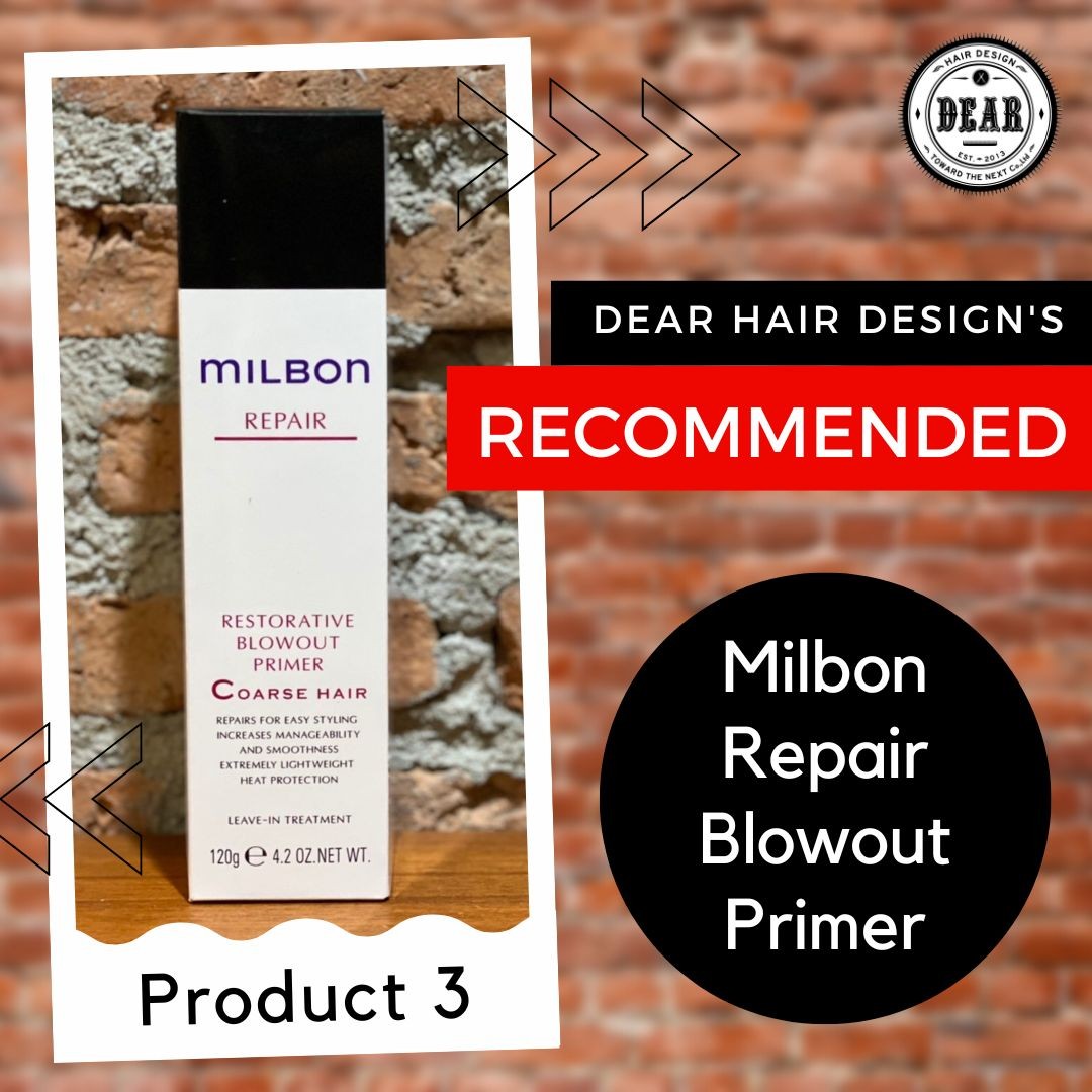 ‍♀️ผลิตภัณฑ์ที่เราจะแนะนำในครั้งนี้คือ Milbon Repair Blowout Primer  ช่วยฟื้นฟูผมแห้งเสียที่พันกันง่าย ให้น่าสัมผัสและทำให้ผมนุ่มลื่นไม่พันกับนิ้วเวลาเซท 🤩 สามารถใช้ได้ทั้งก่อนไดร์และหลังไดร์️  ‍♀️‍♂️เหมาะสำหรับคนที่ฟอกผม หรือคนที่มีผมเสียและแห้ง เนื่องจากปัจจัยต่างๆ  มีให้เลือกสำหรับเส้นผม 2 ประเภท  ️ สำหรับผมเส้นเล็ก
️ สำหรับผมธรรมดา~ผมหนา  หากใช้ Oil Serum เป็นประจำ แต่รู้สึกว่าผมยังแห้งอยู่ เราขอแนะนำให้ลองตัวนี้เลย️  ️ Milbon Repair Blowout Primer ชิ้นละ 1,450 บาท  (กดปั๊ม 2 ครั้ง สำหรับผมยาวปานกลาง จะใช้ได้ประมาณ 4 เดือน)  สั่งซื้อหรือสอบถามข้อมูลเพิ่มเติมได้ทุกช่องทางเลยนะคะ  ️ 022586780
️ Line@(ภาษาไทย): https://lin.ee/2zj0vkgxB (@dear_hair_th)
️Line@(日本語): https://lin.ee/4V9ZmH84F (@dear_hair)
️ Website: www.dear-hair-design.com  #bangkoksalon #bangkokhairsalon #hairsalon #treatment #haircut #promphong #dear #haircolor #hairfashion #hairstyle #hair #perm #dear #treatment #haircut #promphong #ร้านทำผม #ร้านทำผมแนะนำ #ร้านทำผมกรุงเทพ #ร้านทำผมทองหล่อ #ร้านทำผมสุขุมวิท #แนะนำร้านทำผม #ร้านทำผมสไตล์ญี่ปุ่น #ซาลอน #ร้านตัดผม #สีผมสวย #สีผมญี่ปุ่น #สีผมแฟชั่น #ตัดผม #ทำสีผม