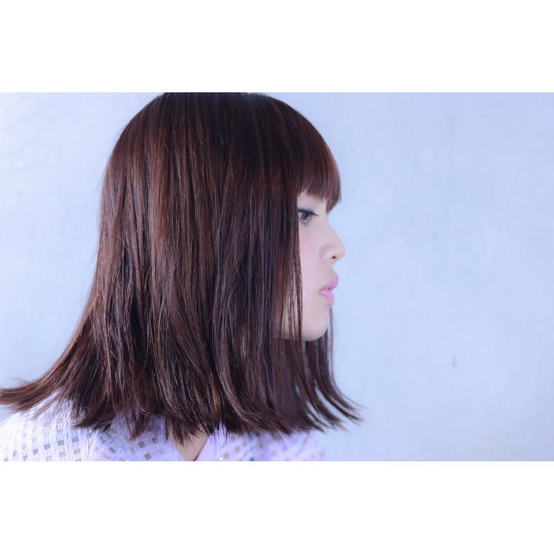 Model:Mai  #color  #kulala  #bang  #bangkok  #dearhairdesing  #thailand  #lusrica  #bobstyle  #dear