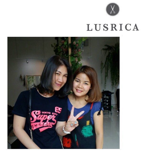 ขอบคุณที่มาใช้บริการที่ @lusrica_salon นะคะ ขอบคุณเพื่อนที่น่ารักที่แนะนำเพื่อนมาให้นะคะ @2madames @ann_2madames   #lusrica #lusrica_salon #urthonglor #thonglor13 #thonglor #hair #hairsalon #haircut #haircolor #bkk #thailand #bangkok