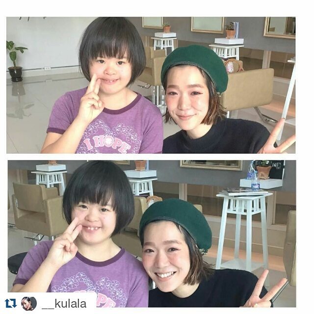 #Repost @__kulala with @repostapp
・・・
ひかるちゃんがお客様で来てくれた＊
髪を任せて頂けたけてとっても嬉しかった。
「こうなりたい」が有って、それが伝わったから、私もがんばる！ #lusrica #lusrica_salon #urthonglor #thonglor #thonglor 13 #hair #haircut #haircolor #hairsalon #bkk #thailand #bangkok #smile #friend