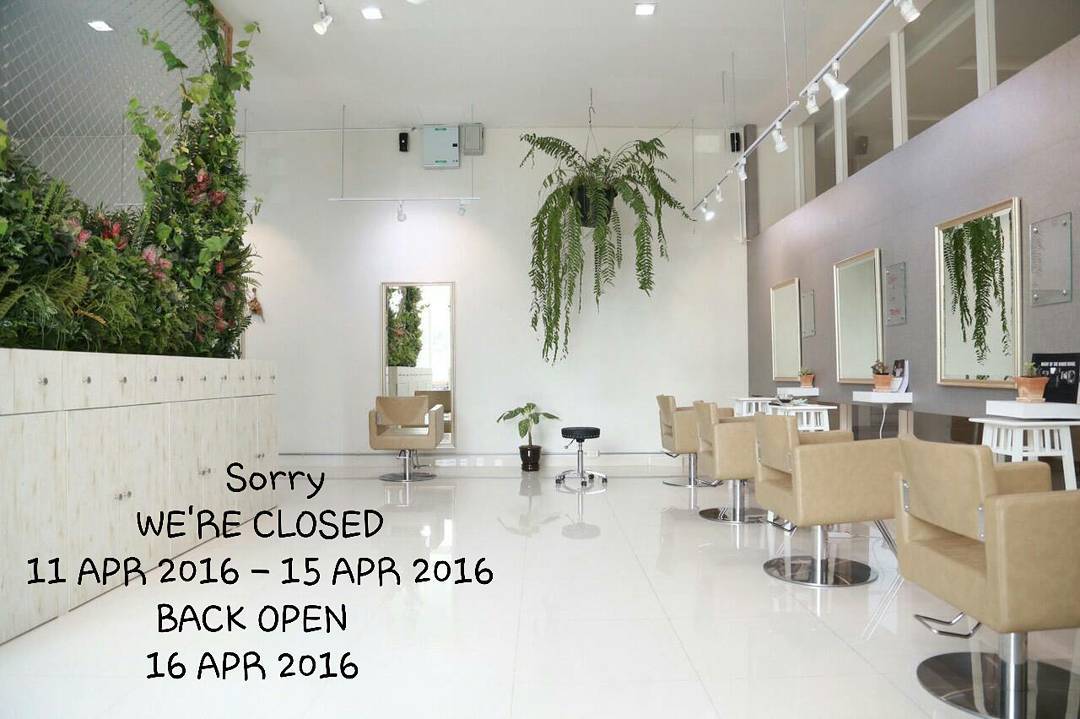 Sorry  We're Closed
11 Apr 2016 - 15 Apr 2016  Back Open
16 Apr 2016  #lusrica #lusricasalon #urthonglor #thonglor13 #thonglor #hair #hairsalon #haircut #haircolor #organicsalon #bkk #thailand #bangkok #songkrandays