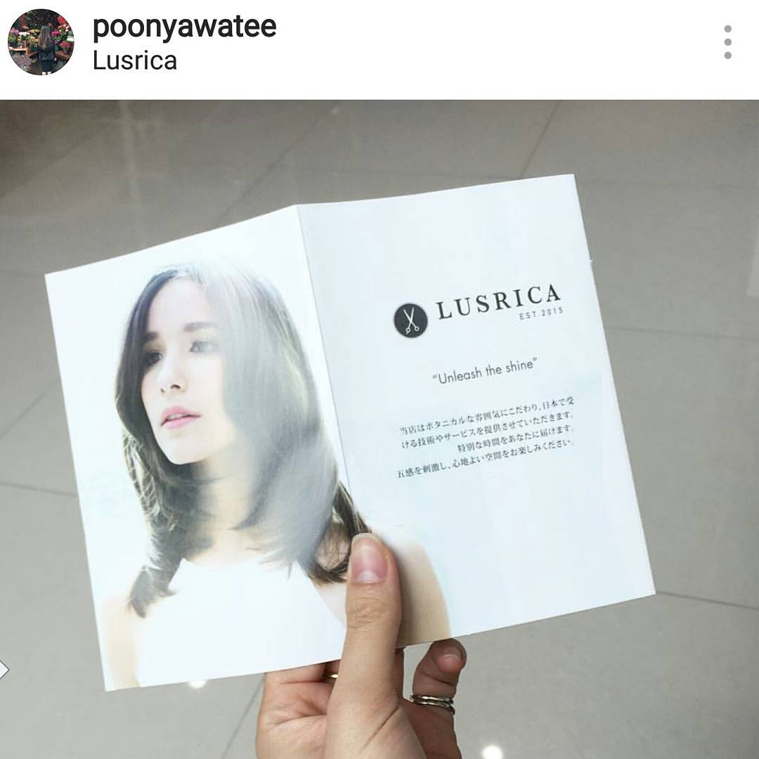 Rp : k'@poonyawatee 
Best hair salon in Bangkok