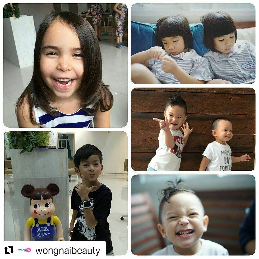 #Repost @wongnaibeauty ・・・
ร้านทำผมน้องใหม่ บรรยากาศอบอุ่น และ การบริการที่ทำให้คุณลูกค้าตัวจิ๋วทั้งหลายติดใจ ลองพาเด็ก ๆ มากันนะคะ  @lusrica_salon  @punchvichi 🙂 #kids