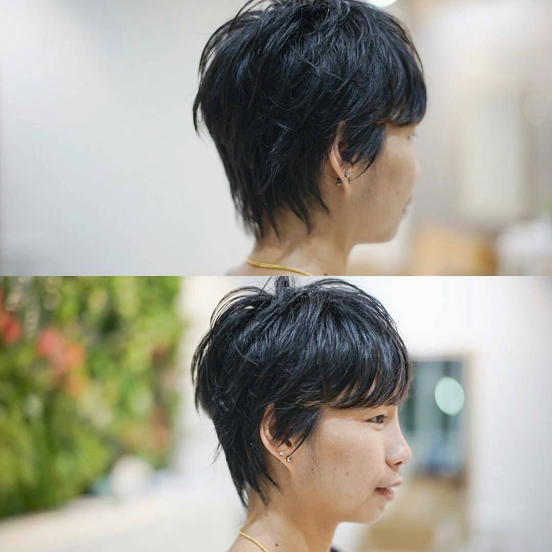 @Regrann_App from @kakeru_lusrica -  バッサリベリーショートに。レザーカットの柔らかい質感もグッドです。
The haircut very short