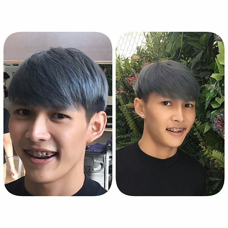 @Regrann_App from @nungningtony -  K.tonpeeเปลี่ยนลุคash gray blue spark @lusrica_salon  #hair #haircut #hairstyles #haircolor #hairstyle #hairfashion #lifestyle #organic #salon #salonlife #beauty #beautyblogger #fashion #fashionblogger #streetstyle #streetfashion #streetphotography #thailand #bangkok #bangkokfashion #thonglor #friends