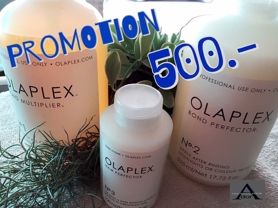 PROMOTION.! Christmas  OLAPLEX  500.- เท่านั้น
เพียงใช้บริการพร้อมกับ
ดัดผมดิจิตอล หรือ ยืดผม
☃️ดัดผมดิจิตอล+ตัดผม+Olaplex
4680 + 500 = 5180 ฿
☃️ยืดผมธรรมชาติ+ตัดผม+Olaplex
4680 + 500 = 5180 ฿
☃️ยืดโคนดัดปลาย+ตัดผม+Olaplex
6180 + 500 = 6680 ฿
️หมายเหตุ️
1.โปรโมชั่นนี้ใช้บริการได้ทุกสาขา 
2.สามารถใช้ได้ตั้งแต่วันนี้ - 25 ธันวาคม 2560
4.สามารถใช้ได้วันจันทร์ ~ วันศุกร์
***ยกเว้นวันเสาร์-อาทิตย์***
ทางร้านขอขอบพระคุณลูกค้ามากนะค่ะที่เลือกใช้บริการจากทางร้านเรา 🏻🏻
จองคิวและสอบถามเพิ่มเติมได้ที่
🏻 Line @hairatelierador (มี @ ค่ะ)
🏻Thonglor25 0-2712-6236,
(084) 044-8900
🏻Sukhumvit35 0-2662-8011
🏻Sukhumvit39 0-2030-0078  #HairAtelierADOR #thonglor25 #sukhumvit35 #sukhumvit39 #Hair #HairSalon #japanstyle #Straightperm #StraightHair  #Olaplex #Olaplexthailand  ใครยังไม่จัด รีบมาจัดกันนะค่ะ เพื่อผมสวย เป๊ะ.!! ต้อนรับวันคริสต์มาสค่ะ