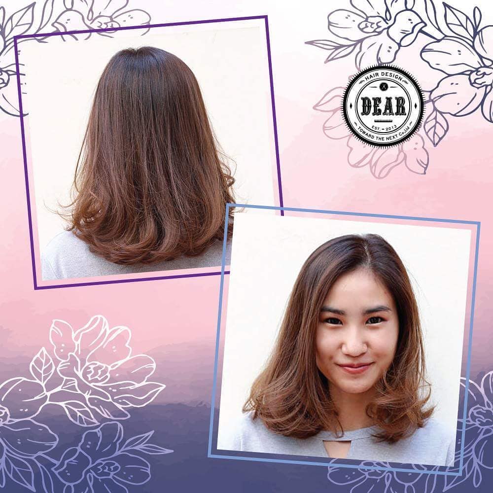 ‍♀ สีผมแบบ Gradation Color ก็เข้ากับทรงผมบ็อบยาวได้มากเลยนะคะ♪
 ทรงนี้ดูผมหนามีวอลลุ่มแต่ด้วยการใช้สีสว่างบริเวณปลายผม 
จึงทำให้ได้ความรู้สึกที่ดูนุ่มนวลเบาสบาย 
มาลองทำผมสไตล์นี้กันดูนะคะ(^-^)
----------------------------------------------
 ร้านตั้งอยู่ที่ ซ.สุขุมวิท 39 เดินเข้าซอยแล้ว
เดินต่อไปอีกประมาณ 100 เมตร อยู่ฝั่งขวามือนะคะ
----------------------------------------------
 Booking: 02-662-5069
 สุขุมวิท39
 Line@(日本語): @dear_hair
 New! Line@(ภาษาไทย/English): @dear_hair_th
 IG: dearhairdesign
 Open: Mon-Fri 9:00-17:30/Sat-Sun 10:00-18:30
 Close: Every Wednesday
 Website: www.dear-hair-desig.com
#dearhairdesign #sukhumvit39 #btsprompongstation #bangkok #thailand #japan #gradation #color #bobstyle #volume #bright #smooth #เดียร์แฮร์ดีไซน์ #สุขุมวิท39 #บีทีเอสพร้อมพงษ์ #กรุงเทพ #การไล่สีผม #ผมหนา #นุ่มนวล #เบาสบาย #สไตล์