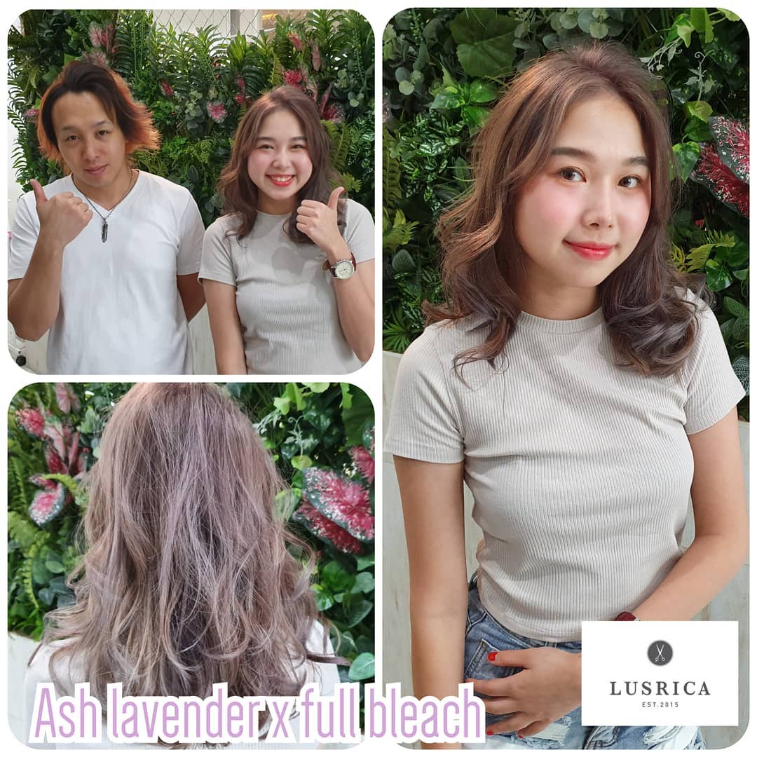 Lusrica ขอแนะนำสียอดนิยมอีกสีประจำร้าน Ash lavender (full hight light) เป็นสีที่ค่อนข้างดูสบายตา ทำให้ดูอ่อนหวาน มีความเป็นผู้หญิงมากขึ้น ลูกค้าที่ชอบสีประมาณนี้ สามารถโทรสอบถามหรือจองทางออนไลน์ได้นะคะ  Lusrica Online Booking
https://www