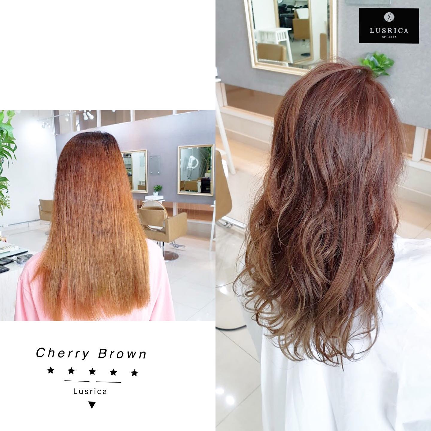 #cherry Brown ปลื้มมากกกกก  Lusrica Salon Thonglor 11 (UR Build)  : 02-009-2616 : https://g