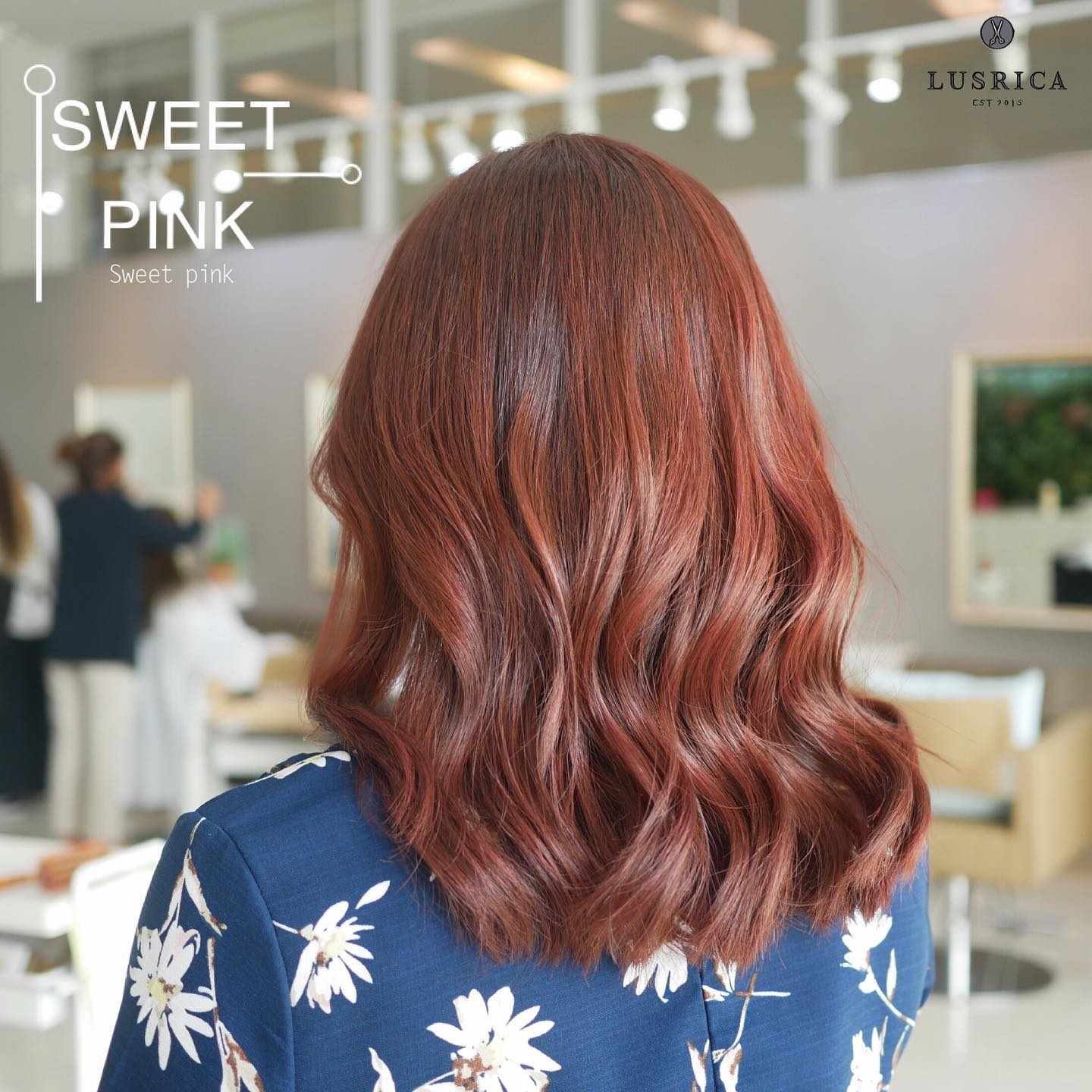 SWEET PINK  Use japanese technology to minimize damage and get the color you need for shing hair  ใช้เทคโนโลยีจากญี่ปุ่นเพื่อลดความเสียหายของเส้นผมและรับสีที่คุณต้องการสำหรับผมที่เงางาม  ขอบคุณคุณลูกค้าที่ไว้วางใจให้Lusricaดูแลนะคะ🏻‍♀️️  Salon : @lusrica_salon  Online booking : https://reservia