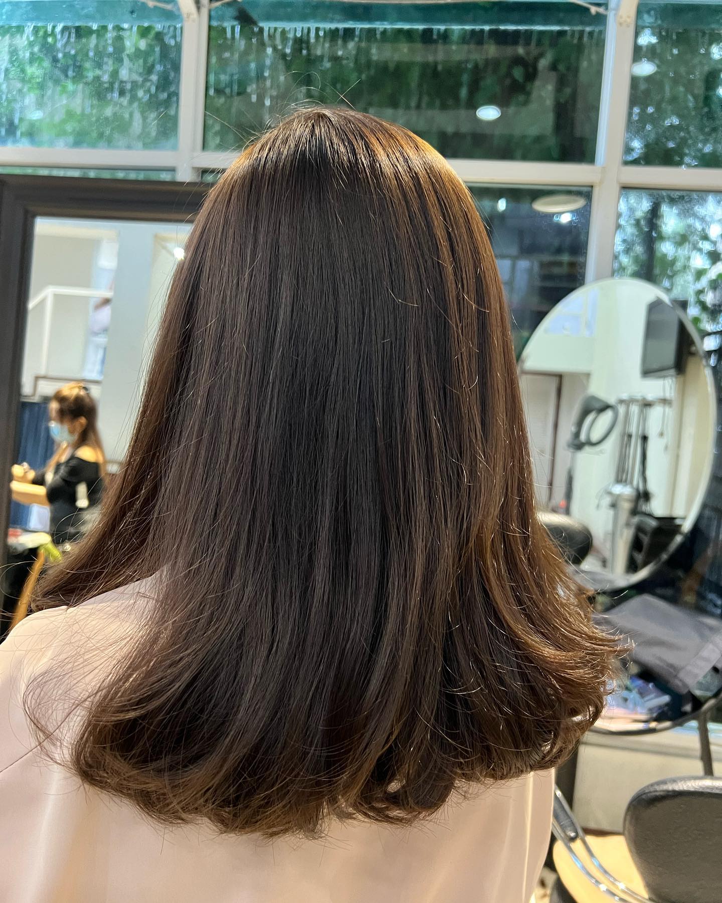 Cut+color + perm + treatment Milbon 
ขอบคุณที่มาใช้บริการคะ ตอนนี้พร้อมให้บริการแล้วคะ สนใจสอบถามและจองคิวกับทางร้านได้ที่เบอร์ 02-2679-106ค่ะ
