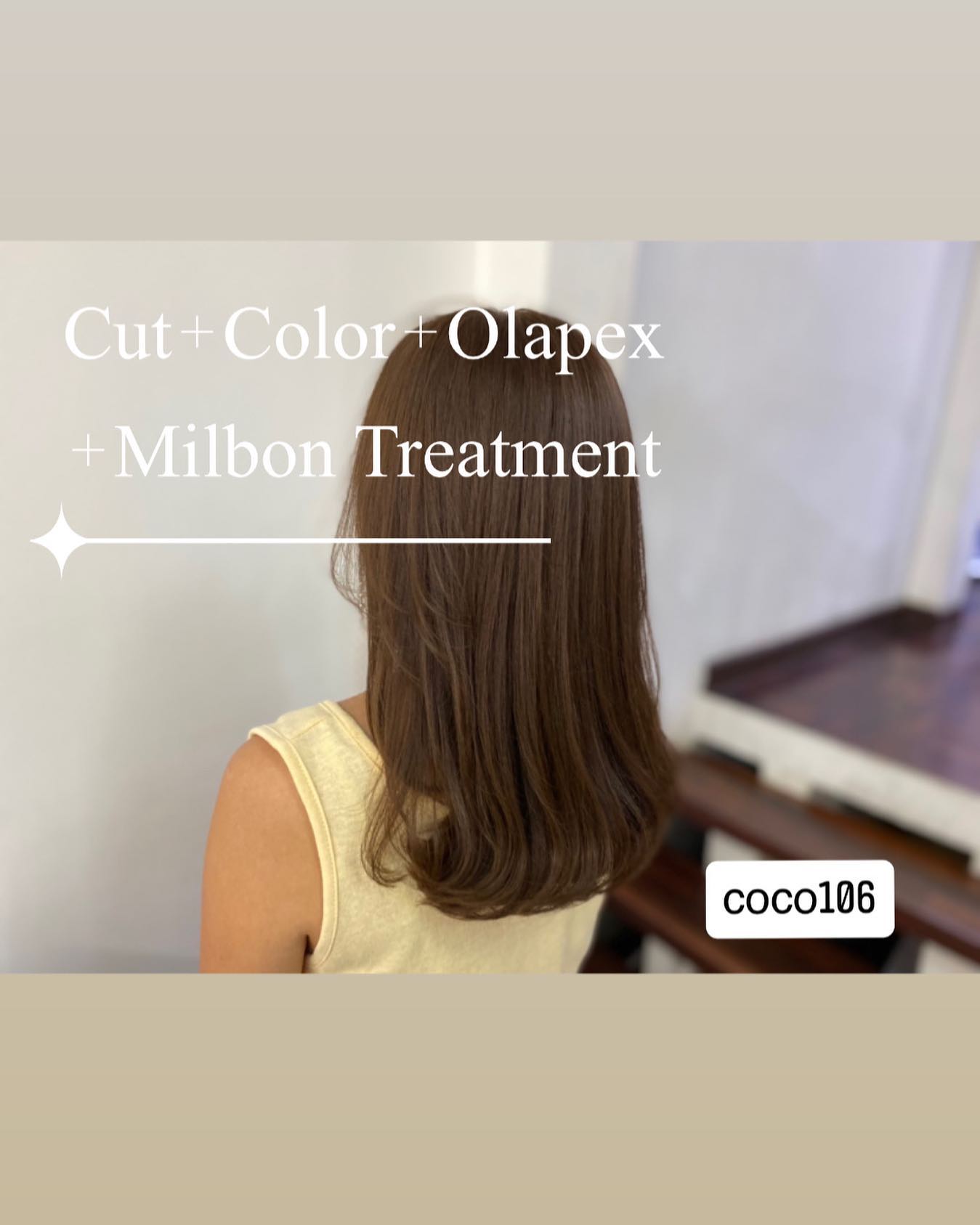 Cut +Color+Olapex+Mlbon reatment 
ทำผมโดยช่างญา ช่างทำผมสไตล์ญี่ปุ่น  สวัสดีค่ะ วันนี้เอารีวิวลูกค้ามาฝากเช่นเคยค่ะ 
วันนนี้ลูกค้าทำสี บวกด้วยทรีทเม้นท์ ทำให้ผมยังดูมีน้ำหนัก นุ่มชุ่มชื่นค่ะ 
 แอบกระซิบว่าลูกค้าทำในราคาโปรของทางร้าน คือโปรดีมากค่ะ️
ยินดีให้คำปรึกษาก่อนมาใช้บริการ🥰🥰
ร้านเปิดให้บริการ 9.00-18.30  ลูกค้าสามารถจองคิวเข้ามาได้เลยค่ะ  ขอบคุณลูกค้าทุกท่านที่เข้ามาใช้บริการค่ะ
สอบถามเพิ่มเติมหรือจองคิวทำผม
ได้ที่เบอร์โทรศัพ 02-662-7106
ลูกค้าสามารถจอดรถที่ร้านได้เลยนะคะ  อีก1ช่องทางการติดต่อ, เช็คโปรโมชั่นทางร้านหรือจองคิวทำผม สามารถแอดไลน์ของทางร้านได้เลยค่ะ
LINE account
https://lin.ee/3Cm0Ksiac  #106hair #coco106 #sukhumvit39 #ร้านทำผม106coco #ร้านทำผม106 #สระโซดาสปา #ไฮไลท์สีผม #ทำสีผม #ร้านทำผม #ร้านทำผมในกรุงเทพ #ร้านเสริมสวยในกรุงเทพ