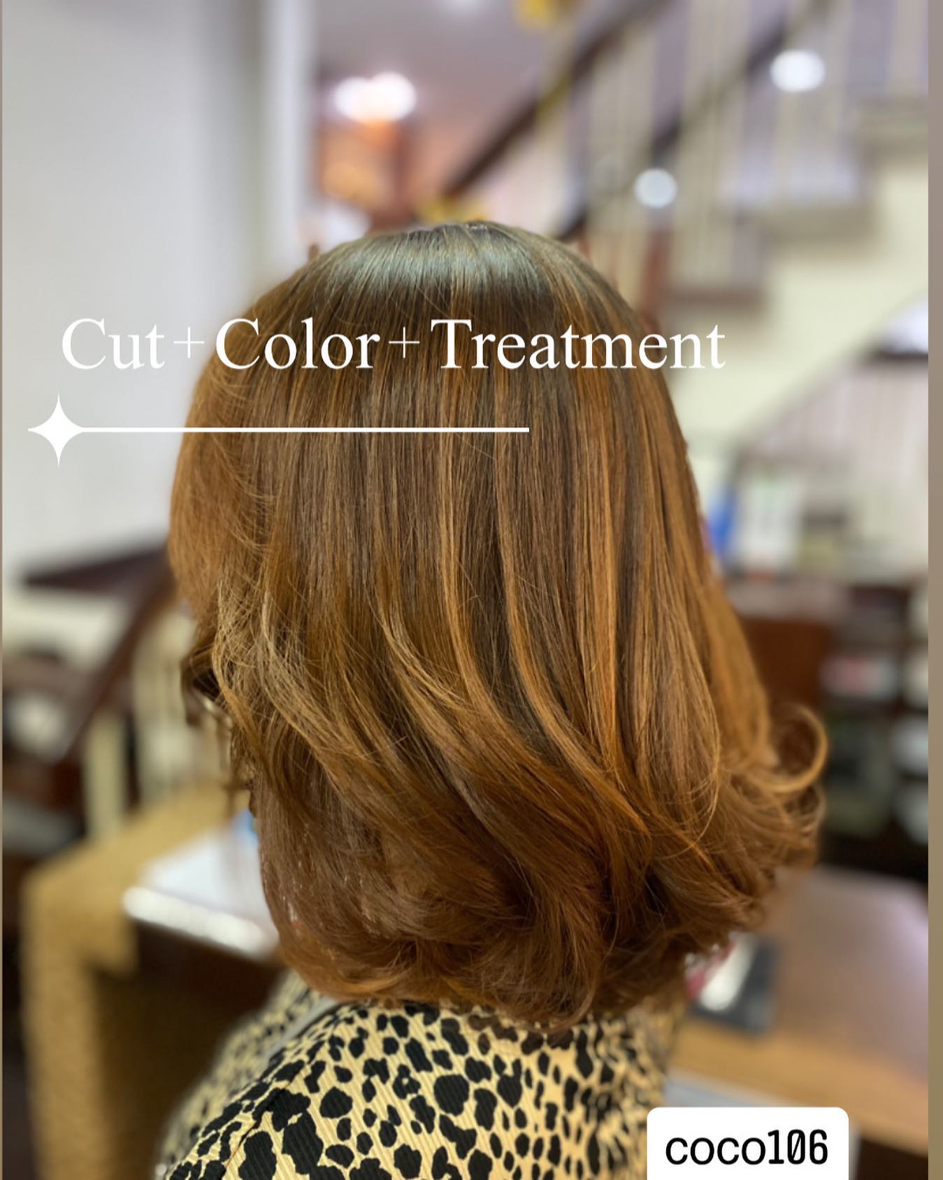 Cut +Color+Treatment 
ทำผมโดยช่างญา ช่างทำผมสไตล์ญี่ปุ่น  สวัสดีค่ะ สำหรับลูกค้าที่อยากทำสี ทรีตเม้น ตอนนี้ยังมีโปรน่ารักๆอยู่นะคะ  ลูกค้าสามารถสอบถามโปรเพิ่มเติมได้เลยค่ะ️
ยินดีให้คำปรึกษาก่อนมาใช้บริการ🥰🥰
ร้านเปิดให้บริการ 9.00-18.30  ลูกค้าสามารถจองคิวเข้ามาได้เลยค่ะ  ขอบคุณลูกค้าทุกท่านที่เข้ามาใช้บริการค่ะ
สอบถามเพิ่มเติมหรือจองคิวทำผม
ได้ที่เบอร์โทรศัพ 02-662-7106
ลูกค้าสามารถจอดรถที่ร้านได้เลยนะคะ  อีก1ช่องทางการติดต่อ, เช็คโปรโมชั่นทางร้านหรือจองคิวทำผม สามารถแอดไลน์ของทางร้านได้เลยค่ะ
LINE account
https://lin.ee/3Cm0Ksiac  #106hair #coco106 #sukhumvit39 #ร้านทำผม106coco #ร้านทำผม106 #สระโซดาสปา #ไฮไลท์สีผม #ทำสีผม #ร้านทำผม #ร้านทำผมในกรุงเทพ #ร้านเสริมสวยในกรุงเทพ