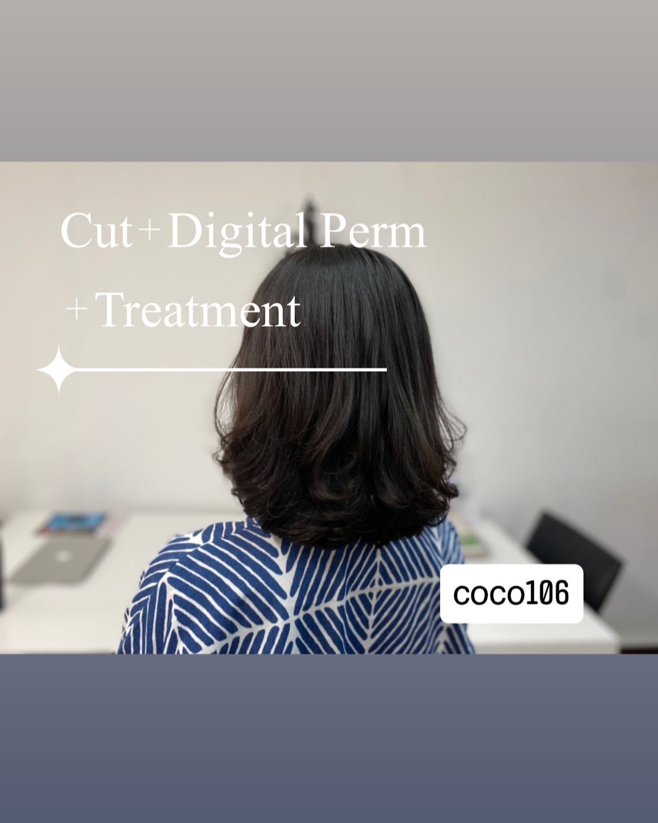 Cut +Digital Perm+Treatment 
ทำผมโดยช่างญา ช่างทำผมสไตล์ญี่ปุ่น  สวัสดีค่ะ วันนนี้ทางร้านพร้อมให้บริการแล้วนะคะ รีวิวลูกค้าวันนี้ ลูกค้าอยากดัด แต่อยากได้ความที่ยังดูเป็นธรรมชาติ ช่างเลยแนะนำดัดดิจิตอล พร้อมบำรุงด้วยทรีทเม้นค่ะ ️
ขอบคุณลูกค้าทุกท่านที่เข้ามาใช้บริการค่ะ
ยินดีให้คำปรึกษาก่อนมาใช้บริการ🥰🥰
ร้านเปิดให้บริการ 9.00-18.30  ลูกค้าสามารถจองคิวเข้ามาได้เลยค่ะ  ขอบคุณลูกค้าทุกท่านที่เข้ามาใช้บริการค่ะ
สอบถามเพิ่มเติมหรือจองคิวทำผม
ได้ที่เบอร์โทรศัพ 02-662-7106
ลูกค้าสามารถจอดรถที่ร้านได้เลยนะคะ  อีก1ช่องทางการติดต่อ, เช็คโปรโมชั่นทางร้านหรือจองคิวทำผม สามารถแอดไลน์ของทางร้านได้เลยค่ะ
LINE account
https://lin.ee/3Cm0Ksiac  #106hair #coco106 #sukhumvit39 #ร้านทำผม106coco #ร้านทำผม106 #สระโซดาสปา #ไฮไลท์สีผม #ทำสีผม #ร้านทำผม #ร้านทำผมในกรุงเทพ #ร้านเสริมสวยในกรุงเทพ