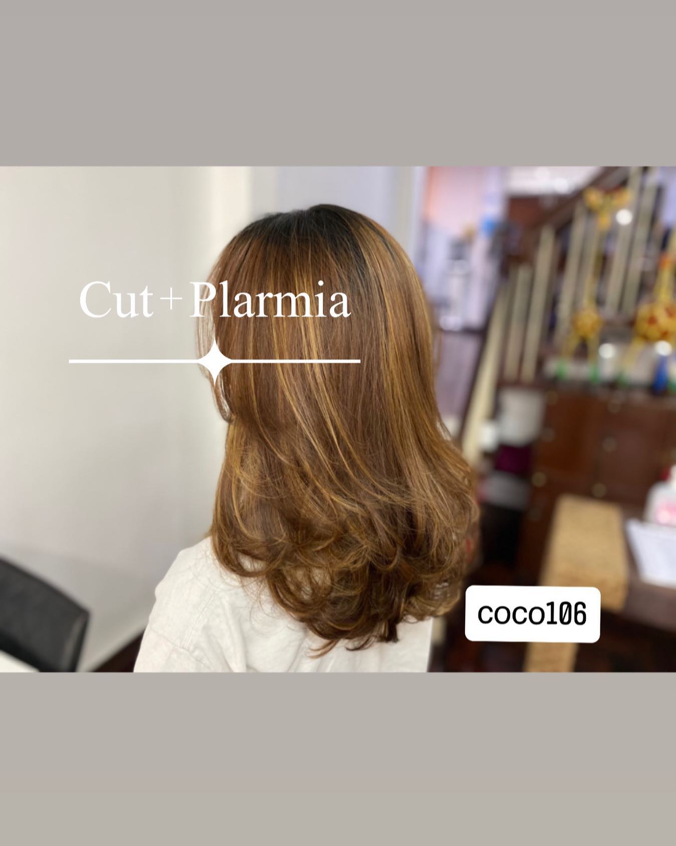 Cut +Plarmia 
ทำผมโดยช่างญา ช่างทำผมสไตล์ญี่ปุ่น  ยินดีให้คำปรึกษาก่อนมาใช้บริการ🥰🥰
ร้านเปิดให้บริการ 9.00-18.30  ลูกค้าสามารถจองคิวเข้ามาได้เลยค่ะ  ขอบคุณลูกค้าทุกท่านที่เข้ามาใช้บริการค่ะ
สอบถามเพิ่มเติมหรือจองคิวทำผม
ได้ที่เบอร์โทรศัพ 02-662-7106
ลูกค้าสามารถจอดรถที่ร้านได้เลยนะคะ  อีก1ช่องทางการติดต่อ, เช็คโปรโมชั่นทางร้านหรือจองคิวทำผม สามารถแอดไลน์ของทางร้านได้เลยค่ะ
LINE account
https://lin.ee/3Cm0Ksiac  #106hair #coco106 #sukhumvit39 #ร้านทำผม106coco #ร้านทำผม106 #สระโซดาสปา #ไฮไลท์สีผม #ทำสีผม #ร้านทำผม #ร้านทำผมในกรุงเทพ #ร้านเสริมสวยในกรุงเทพ