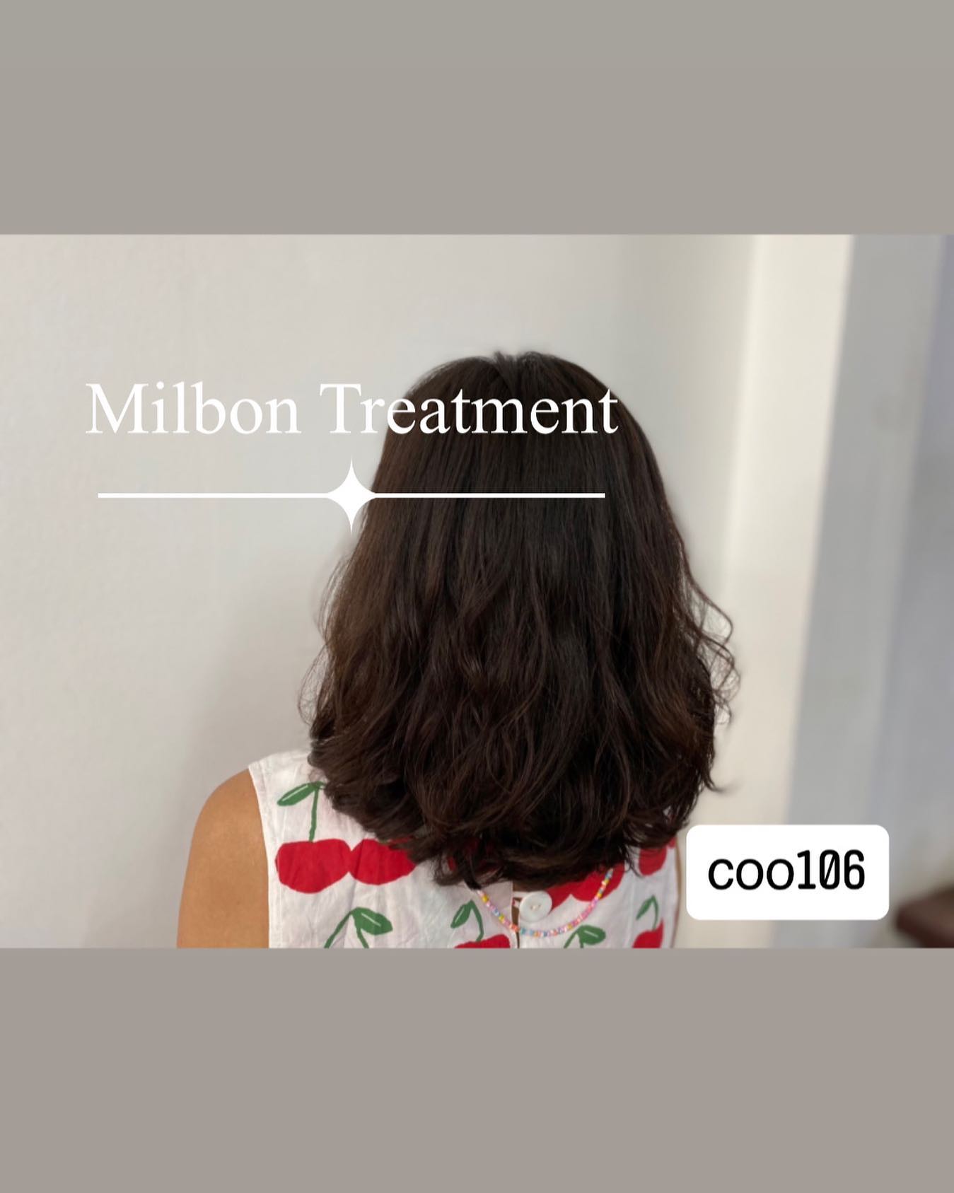 Milbon Treatment 
ทำผมโดยช่างญา ช่างทำผมสไตล์ญี่ปุ่น '  สวัสดีค่ะร้านเปิดให้บริการแล้วนะคะ 
สำหรับรีวิวลูกค้าวันนี้ หลังจากลูกค้าดัดไป ลูกค้ากลับมาทำทรีทเมนท์ เพื่อบำรุงผมเพื่อไม่ให้ผมเเห้ง หรือเสียมากเกินไป  และยังเป็นการเตรียมผมเพื่อดัดครั้งต่อไปด้วยค่ะ
ลูกค้าสามารถโทรเข้ามาสอบถาม หรือโทรเข้ามาจองคิวได้เลยนะคะ 
ทางร้านยินดีให้บริการมากๆค่ะ  ขอบคุณลูกค้าทุกท่านที่เข้ามาใช้บริการค่ะ
สอบถามเพิ่มเติมหรือจองคิวทำผม
ได้ที่เบอร์โทรศัพ 02-662-7106
ลูกค้าสามารถจอดรถที่ร้านได้เลยนะคะ  อีก1ช่องทางการติดต่อ, เช็คโปรโมชั่นทางร้านหรือจองคิวทำผม สามารถแอดไลน์ของทางร้านได้เลยค่ะ
LINE account
https://lin.ee/3Cm0Ksiac  #106hair #coco106 #sukhumvit39 #ร้านทำผม106coco #ร้านทำผม106 #สระโซดาสปา #ไฮไลท์สีผม #ทำสีผม #ร้านทำผม #ร้านทำผมในกรุงเทพ #ร้านเสริมสวยในกรุงเทพ