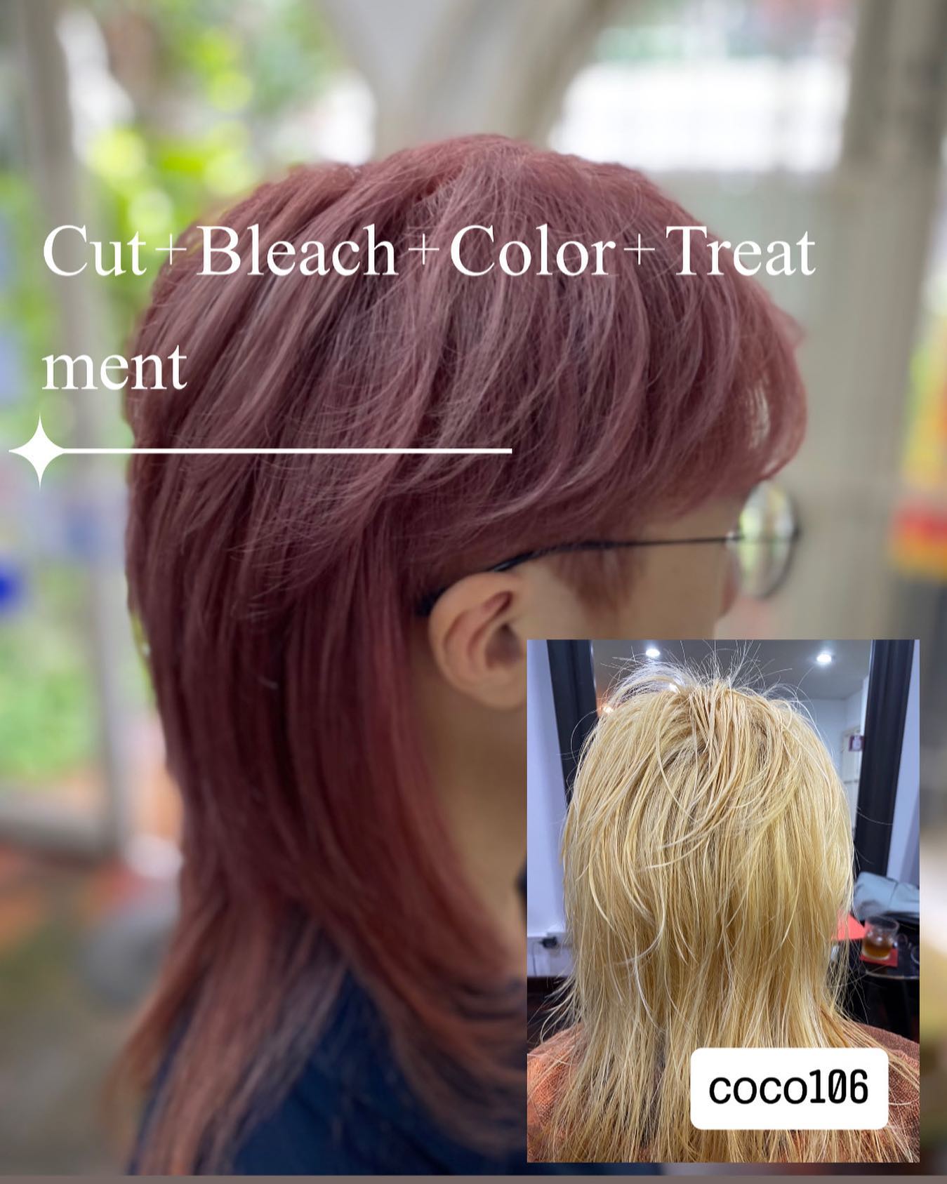 Cutt+Blrach+Color+Treatment 
ทำผมโดยช่างญา ช่างทำผมสไตล์ญี่ปุ่น '  สวัสดีค่ะ รีวิวลูกค้าวันนี้ลูกค้ามีสีที่อยากได้มาให้ช่างค่ะ จากผมธรรมชาติ ฟอกและลงสี ผลลัพธ์ออกมาลูกค้าพอใจมากค่ะ ลูกค้าแอบกระซิบว่าได้สีตามแบบและตรงใจเป๊ะเลยค่ะ
ขอบคุณลูกค้าทุกท่านที่เข้ามาใช้บริการค่ะ  ยินดีให้คำปรึกษาก่อนมาใช้บริการ🥰🥰
ร้านเปิดให้บริการ 9.00-18.30  ลูกค้าสามารถจองคิวเข้ามาได้เลยค่ะ  ขอบคุณลูกค้าทุกท่านที่เข้ามาใช้บริการค่ะ
สอบถามเพิ่มเติมหรือจองคิวทำผม
ได้ที่เบอร์โทรศัพ 02-662-7106
ลูกค้าสามารถจอดรถที่ร้านได้เลยนะคะ  อีก1ช่องทางการติดต่อ, เช็คโปรโมชั่นทางร้านหรือจองคิวทำผม สามารถแอดไลน์ของทางร้านได้เลยค่ะ
LINE account
https://lin.ee/3Cm0Ksiac  #106hair #coco106 #sukhumvit39 #ร้านทำผม106coco #ร้านทำผม106 #สระโซดาสปา #ไฮไลท์สีผม #ทำสีผม #ร้านทำผม #ร้านทำผมในกรุงเทพ #ร้านเสริมสวยในกรุงเทพ