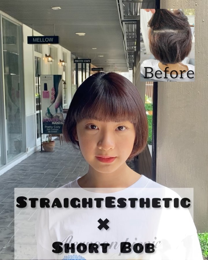 Straight Esthetic  เปรียบเทียบการยืดแบบstraight esthetic และ การยืดแบบทั่วไปค่อนข้างมีความแตกต่างกันมาก  straight Esthetic ผมจะนุ่มมากและดูตรงเป็นธรรมชาติ ด้วยตัวยาและส่วนผสมสูตรเฉพาะของร้านเรา ไม่ว่าจะมีผมหยักศกหรือผมที่ผ่านการถูกทำลาย ก็สามารถยืดให้ผมตรงสลวยและเงางามได้โดยที่ไม่ทำร้ายเส้นผม  เมื่อเส้นผมได้เปลี่ยนไปเป็นผมที่ตรงลวยแล้ว เพียงแค่เป่าเองที่บ้านให้แห้งผมก็สวยและเงางาม  หลังจากการยืด straight Esthetic รู้สึกผมนุ่มมากเหมือนเป็นผมที่เกิดใหม่ จนอยากสัมผัสตลอดทั้งวัน 🤣  ระยะเวลาที่อยู่ได้ โดยประมาณครึ่งปีถึง1ปี ขึ้นอยู่กับสภาพเส้นผมและการดูแลของแต่ละท่าน และหากดูแลเส้นผมหลังการยืดอย่างต่อเนื่อง ผมจะยิ่งเงางามและอยู่ได้นานยิ่งขึ้น  การที่จะมีสภาพเส้นผมที่สวยและอยู่ได้นานนั้น ยังต้องอาศัยความร่วมมือในการดูแลเส้นผมของคุณลูกค้าอย่างต่อเนื่อง  หลังจากยืดผมแล้วประมาณ2วัน สามารถม้วนผมหรือมัดผมได้ตามที่ต้องการ  บริเวณโคนผม หากมีผมหยักศกขึ้นใหม่ สามารถยืดแค่บริเวณโคนผมและปลายผมทำtreatment esthetic แทนนะคะ  #bangkok #thonglor #bangkokhairsalon #ผม #เกาหลี #ม้วนผม เกาหลี #ร้านเสริมสวย #ดัดผม #สไตล์เกาหลี #hairesthetic #organic