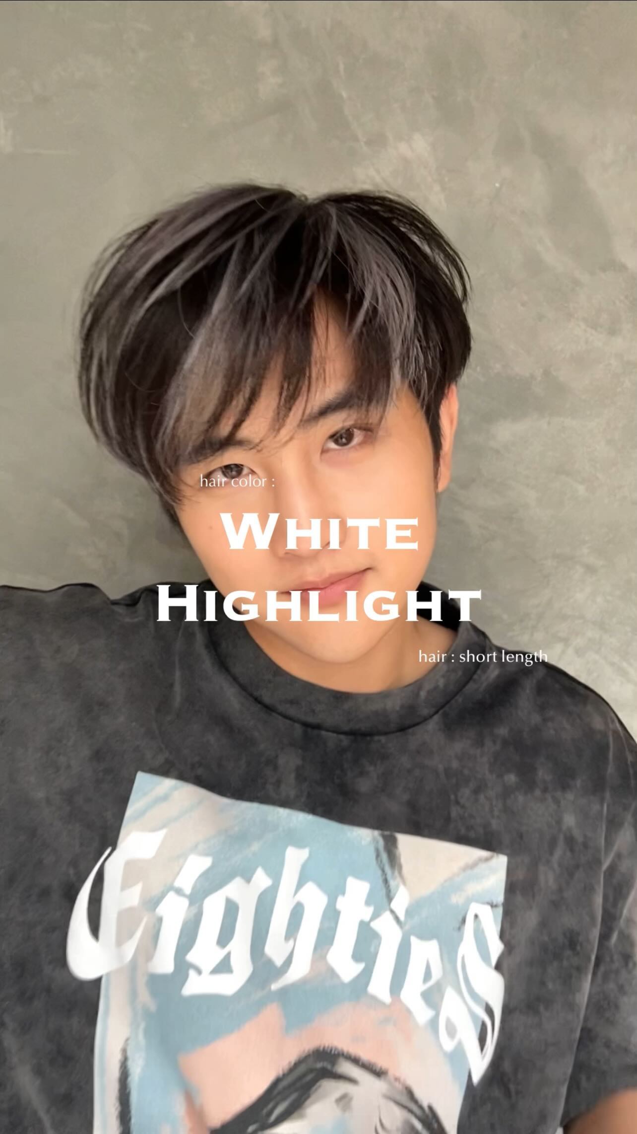 Style : Short  Color : White highlight  สร้างเสน่ห์ด้วยการแต่งแต้มสีขาว
ลงบนผมสีดำ ดูมีเอกลักษณ์และเท่ห์ยิ่งขึ้นด้วยไฮไลท์ 😎 
ホワイトメッシュでオリジナルな魅力を演出
黒髪では味気ないスタイルもハイライトでより個性的にカッコよく😎100%なれること間違いないですね  Stylist.  ERI @bell_otonagami_eri  FB.  BELL Otonagami  salon  Tel.020003001
LINE.@skk6845h
Business hours:9AM〜9PM  Please feel free to contact us/お気軽にお問合せください️  #Bellotonagamisalon #ร้านทำผมญี่ปุ่น #バンコク美容室 #バンコク駐在 #バンコク在住