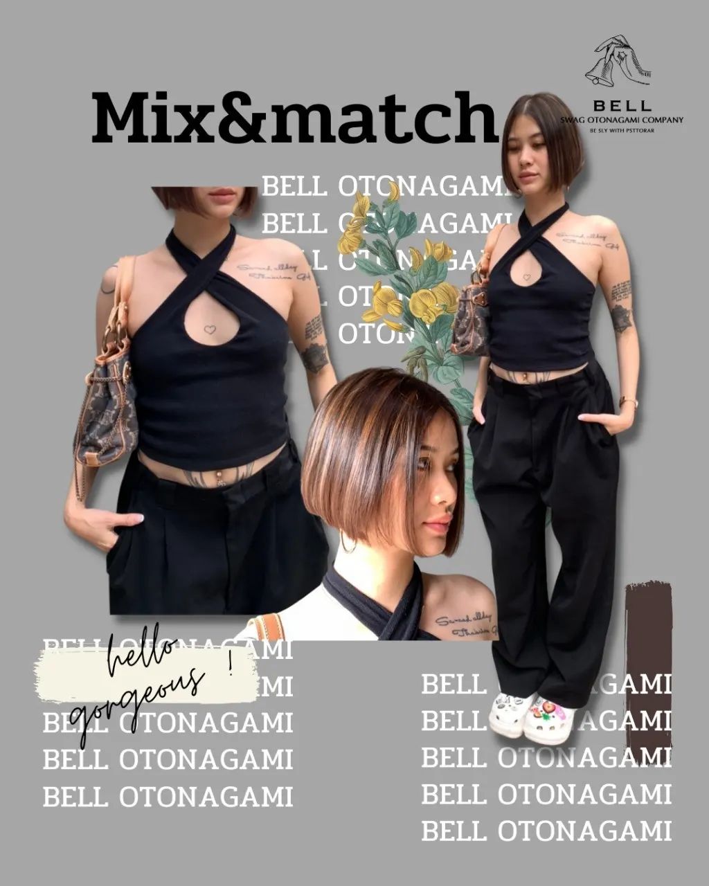 Mix & Match อย่างไรให้ดูดี 
เคยเป็นไหมคะ? เห็นสีผมเดิมๆของตัวเองแล้วดูขัดตา เวลาทำสีก็ไม่รู้จะทำสีอะไรเพราะว่าทำมาครบทุกสีแล้ว  แนะนำสีผมแบบสไตล์ Mix&Math สีที่ลงตัวเป็นหนึ่งเดียว  สามารถติดต่อสอบถามและจองคิวมาได้เลยนะคะ 
TEL 02-000-3001  F.B BELL Otonagami salon  LINE ID@skk6845h  #ร้านทำผมญี่ปุ่น #ร้านทำสีผมไม่เสีย #ออกแบบทรงผม #สีผมสุดฮิต  #สีผมสวยๆ #ผมสวย #ตัดผม #สีผมสไตล์ญี่ปุ่น #ทรงผมสวยๆ #ช่างญี่ปุ่น