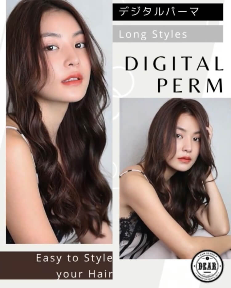 デジタルパーマでおしゃれに決める！【DEAR Hair Design】｜バンコクの美容院専門サイト｜ビューティーバンコク