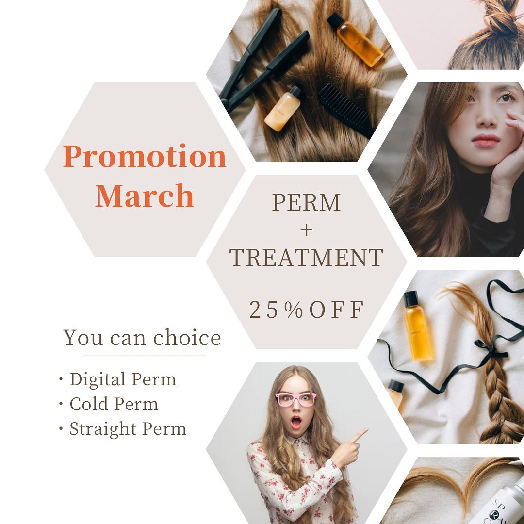 March promotion  Cut + Perm + Treatment
(Choose from Digital perm,
Straight perm,Cold perm)  25%OFF️  ＊by Thai Stylist
…………………………
ร้าน Hair Room Sora 299/7 ชั้น1, Sukhumvit Living Town, ซอยสุขุมวิท21(อโศก)
️ 02-169-1622
 Line : @575zzlqc (มี @)
️** บัตรเครดิตขั้นต่ำ 2000 บาท **
#Hairroomsora #Hairroomsorabangkok #🤖 #Hairstyle #Sukhumvitlivingtown #sukhumvit21 #Japanesesalon #DigitalPerm #デジパ #ヘアールームソラ #fashioncolor #ร้านซาลอนญี่ปุ่น #ซาลอน #ทำผมรับปริญญา #ทำผมออกงาน #รับทำผม #ดัดดิจิตอล #ยืดผม #ย้อมผม #Repost