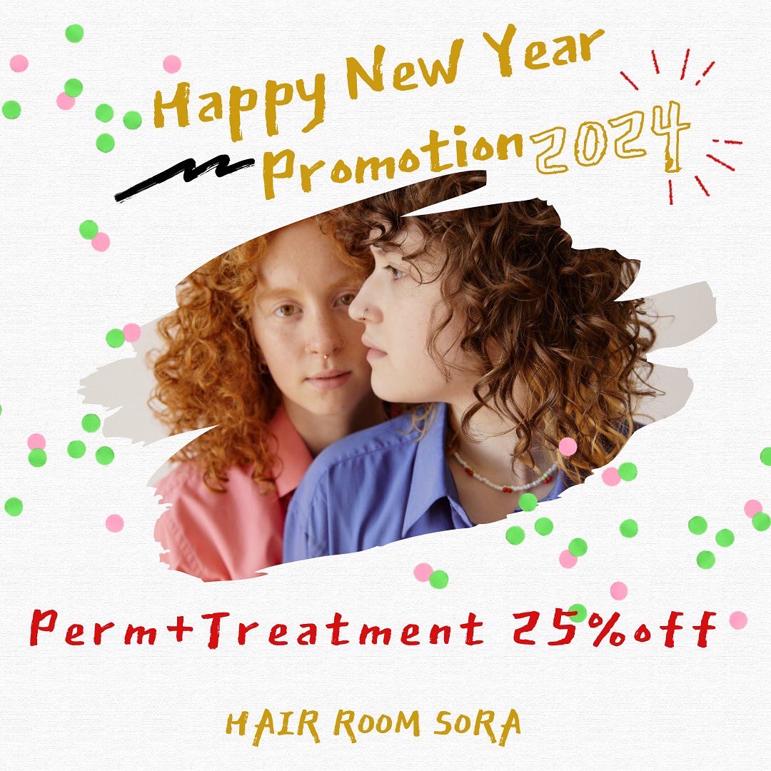 Happy New Year Promotion🐉  Set menu 25%OFF️
・Perm ＋Treatment
・Digital perm ＋ Treatment
・Straight perm ＋ Treatment  ＊by Thai Stylist
…………………………
ร้าน Hair Room Sora 299/7 ชั้น1, Sukhumvit Living Town, ซอยสุขุมวิท21(อโศก)
️ 02-169-1622
 Line : @575zzlqc (มี @)
️** บัตรเครดิตขั้นต่ำ 2000 บาท **
#Hairroomsora #Hairroomsorabangkok #🤖 #Hairstyle #Sukhumvitlivingtown #sukhumvit21 #Japanesesalon #DigitalPerm #デジパ #ヘアールームソラ #fashioncolor #ร้านซาลอนญี่ปุ่น #ซาลอน #ทำผมรับปริญญา #ทำผมออกงาน #รับทำผม #ดัดดิจิตอล #ยืดผม #ย้อมผม #Repost