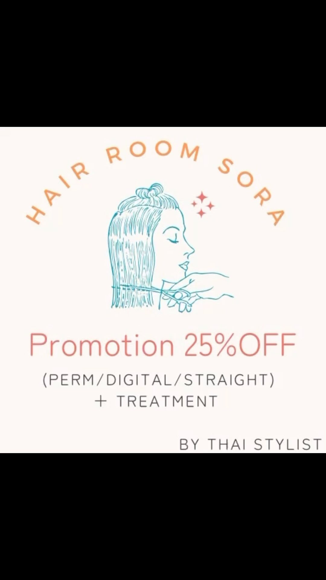 ☂️ Rainy Season Promotion ☂️  Set menu 25%OFF️  ・Perm ＋Treatment
・Digital perm ＋ Treatment
・Straight perm ＋ Treatment  ＊by Thai Stylist
…………………………
ร้าน Hair Room Sora 299/7 ชั้น1, Sukhumvit Living Town, ซอยสุขุมวิท21(อโศก)
️ 02-169-1622
 Line : @575zzlqc (มี @)
️** บัตรเครดิตขั้นต่ำ 2000 บาท **
#Hairroomsora #Hairroomsorabangkok #🤖 #Hairstyle #Sukhumvitlivingtown #sukhumvit21 #Japanesesalon #DigitalPerm #デジパ #ヘアールームソラ #fashioncolor #ร้านซาลอนญี่ปุ่น #ซาลอน #ทำผมรับปริญญา #ทำผมออกงาน #รับทำผม #ดัดดิจิตอล #ยืดผม #ย้อมผม #Repost