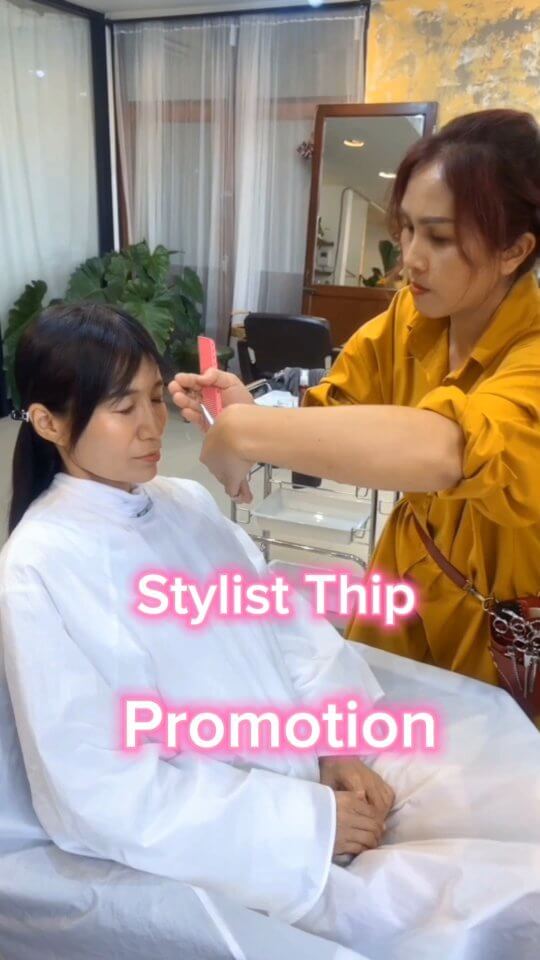 I
Stylist Thip Promotion  ตัด = 500  ตัด+ สปา = 1,000  ตัด+ทำสี = 2,000  ตัด+ดัด = 2,000  ตัด+ยืด = 3,000  (ถ้าผมยาว เคมี บวกเพิ่ม 500 บาท ) สนใจทักมาได้นะค่ะ  #ร้านทำผมสไตญี่ปุ่น
#ร้านทำผมแถวพร้อมพงษ์ #ร้านทำผมแถวสุขุมวิท #ร้านตัดผมสุขวิท26 #ร้านทำสีผมสวยๆ #ร้านทำไฮไลท์ผมสวยๆ #donation