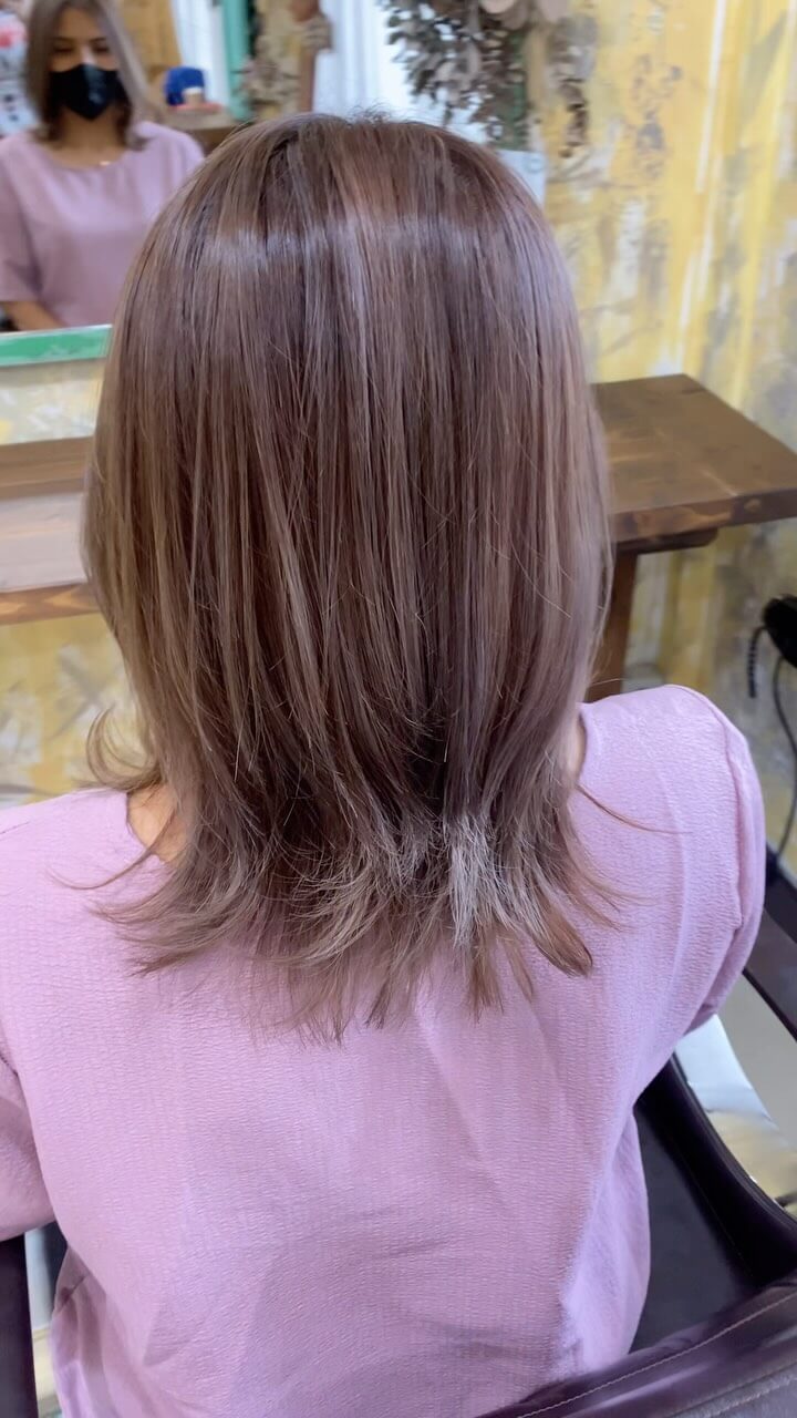 Thank you for coming 
.
.
Highlight + Lavender color 
.
.
.
#cuchuhairdesign #highlightsシ゚ #haircolor #bangkokhairsalon