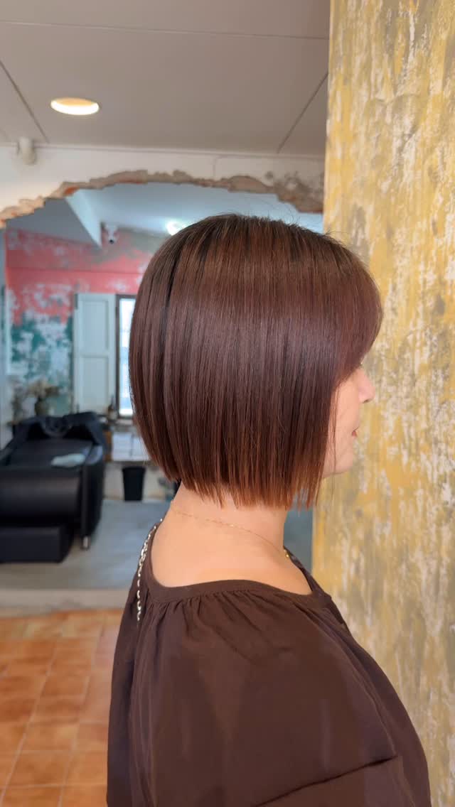 Thank you for coming  Bob cut ︎  CUCHU Hair Design 
Sukhumvit 26
0923581442
LINE @774kdscr  Car parking available