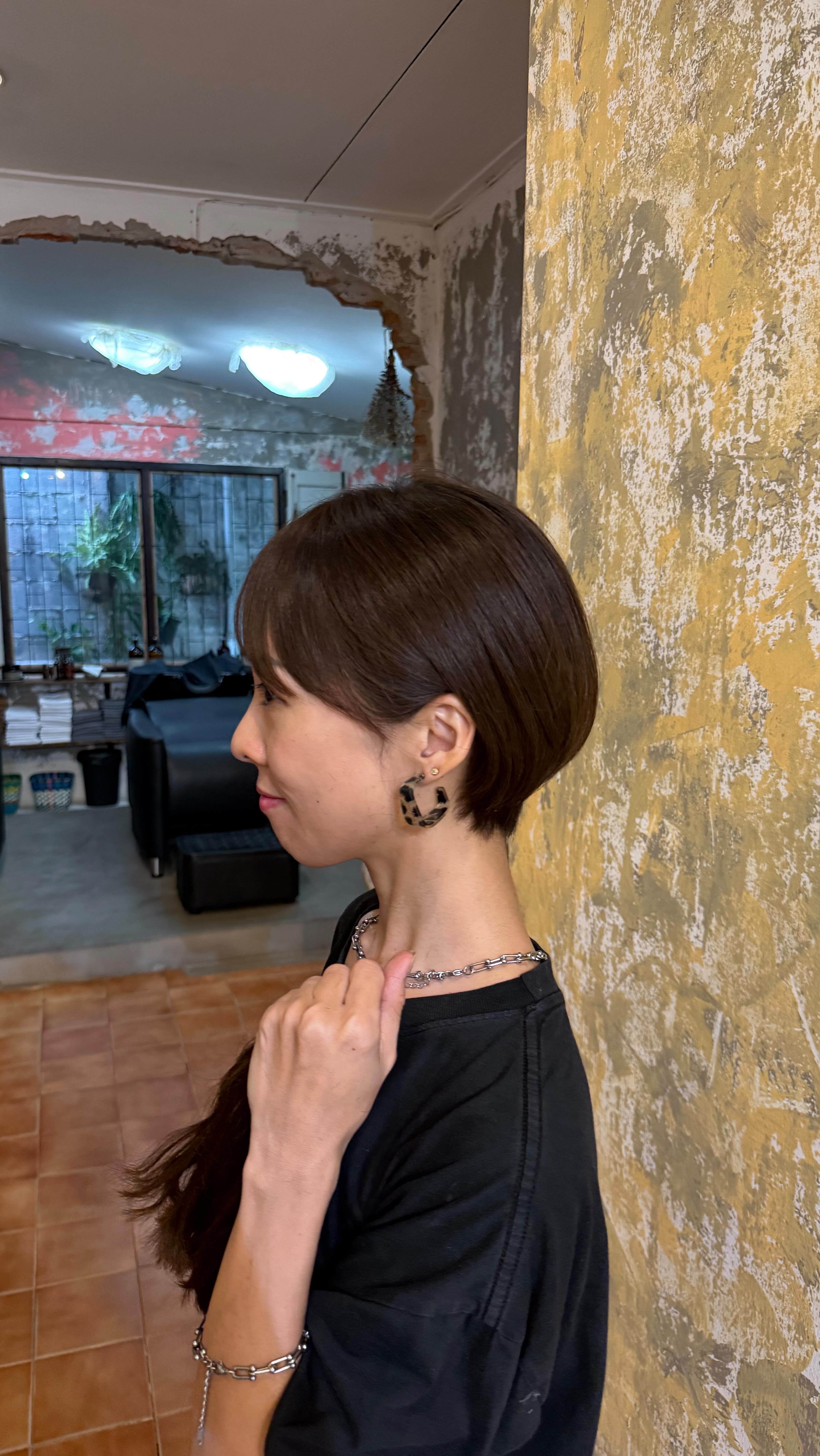 Thank you for coming ❣️  Hair donation cut ︎  #cuchuhairdesign #sukhumvit26 #hairdonation