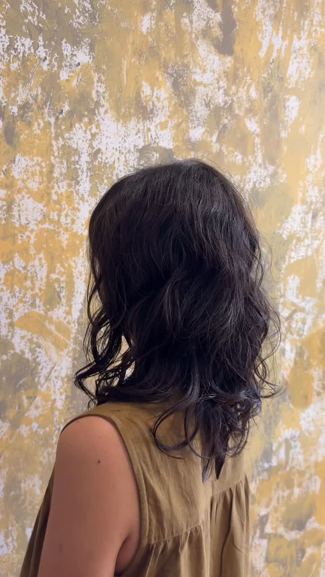 Thank you for coming  Layer cut + Perm  #cuchuhairdesign #perm #layercut #sukhumvit26