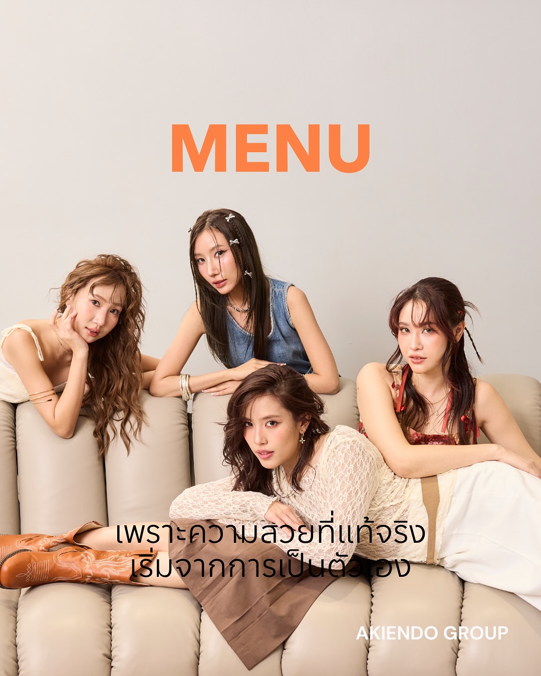 เมนูเซ็ตพิเศษจาก Akiendo
ซาลอนที่ผสาน เทรนด์ × ความเป็นตัวคุณ
ด้วยการวิเคราะห์ Personal Color และ Face Type
พร้อมทฤษฎีสี × ทฤษฎีทรงผม ที่ช่วยให้ “ลุคที่ใช่” เกิดขึ้นจริง ที่นี่เราไม่เน้นแค่ “ราคา” แต่เน้น “คุณค่า”
ทุกเซ็ตออกแบบมาเพื่อให้คุณได้ลุคที่เหมาะกับตัวเองที่สุด ตัด + ทำสี + เซ็ตผม
ทำสี + เฮดสปา + ทรีตเมนต์
เช็ก Personal Color + ดีไซน์ทรงผม
ALL IN ONE Set (ตั้งแต่คอนเซาท์จนถึงการจัดทรงครบทุกขั้นตอน) เพราะความสวยที่แท้จริง
เริ่มจากความเข้าใจในตัวคุณ และเทคนิคที่แม่นยำของเรา จองได้เลยที่ลิงก์ในโปรไฟล์ Akiendo Special Set Menus
A salon where Trend × Personal Fit come together.
With Personal Color Analysis, Face Type Theory,
and our unique blend of color + hair design theory,
we create looks that truly belong to you. It’s never just about the “price” — it’s about the value.
Each package is designed to bring out your natural beauty with precision and care. Cut + Color + Styling
Color + Head Spa + Treatment
Personal Color Check + Design Set
ALL IN ONE Set (Full consultation to perfect styling) Because true beauty begins with understanding who you are
— and with techniques refined by our dedicated team. Book now via the link in bio -
Metoropolis suite by Hilton ,soi Phrom si1,Sukhumvit39
จองคิวหรือสอบถามได้ที่เบอร์ tel:020048180
Line@: aki-endo
เวลาทำการ: 10:00AM – 8:00PM (หยุดทุกวันอังคาร Tueday closed)