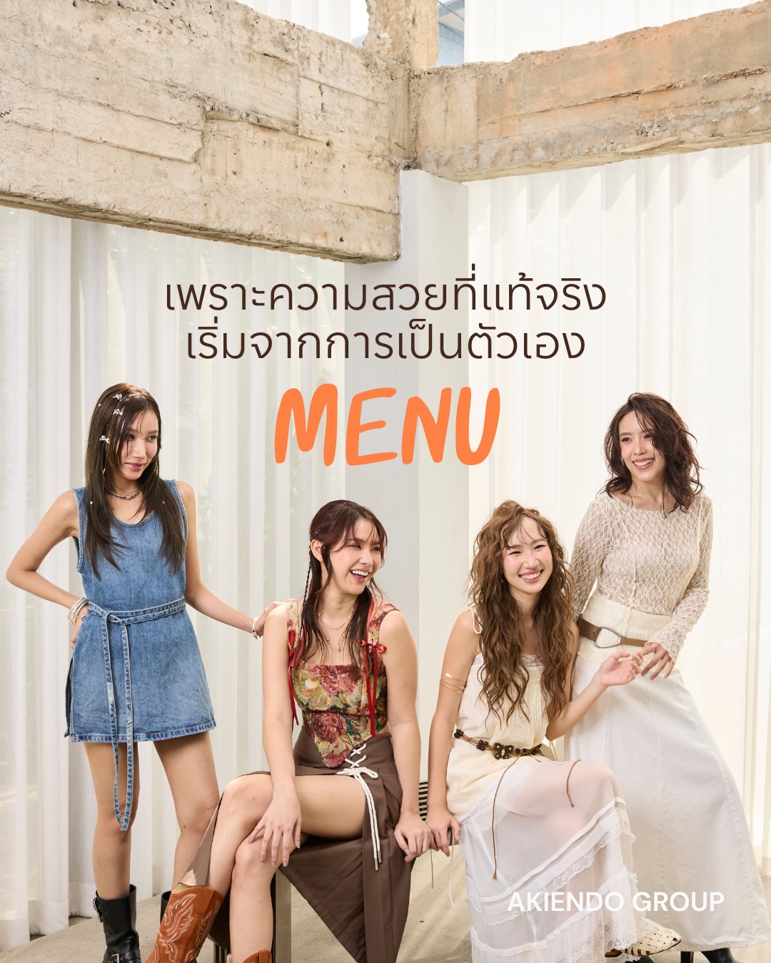 AKIENDO Signature Set Menus ไม่ใช่แค่ตามเทรนด์
แต่คือการ ออกแบบความสวยที่เหมาะกับคุณจริงๆ ที่ AKIENDO เราทำงานบนแนวคิด
Trend × Personal Color × Face Type
ผสานทฤษฎีสีและทฤษฎีการออกแบบทรงผม
เพื่อสร้างลุคที่ “ใช่สำหรับคุณ”
ไม่ใช่แค่ลุคที่กำลังฮิตในตอนนี้ สิ่งที่เราให้ความสำคัญไม่ใช่ราคา
แต่คือ คุณค่าและความแม่นยำของการออกแบบ
ทุกเซ็ตเริ่มต้นจากการเข้าใจตัวตนของคุณอย่างแท้จริง Set Menu Lineup Value Set
(ตัดผม + ทำสี + จัดทรง)
— เซ็ตพื้นฐานคุณภาพสูง สำหรับสัมผัสมาตรฐานและเทคนิคของ AKIENDO Design You Set
(วิเคราะห์ Personal Color + Face Type + ออกแบบทรงผม)
— ออกแบบ “ความเหมาะกับคุณ” ด้วยทฤษฎี ไม่ใช่แค่ความรู้สึก All in One Set
(ตั้งแต่พาร์สันนอลคอนซัลติ้ง ไปจนถึงการทำสี การดูแล และการจัดทรง)
— ประสบการณ์การออกแบบลุคแบบครบจบในครั้งเดียว ความสวยที่แท้จริง
เริ่มจากการเข้าใจตัวคุณ
และถ่ายทอดออกมาด้วยเทคนิคที่แม่นยำของทีม AKIENDO AKIENDO Signature Set Menus Not just following trends —
we design beauty that truly fits you. At AKIENDO, we work with
Trend × Personal Color × Face Type,
combining color theory and hair design theory
to create looks that feel natural, intentional,
and genuinely yours — not just “on trend.” We don’t focus on price.
We focus on value, clarity, and design precision
Every set begins with understanding who you are. Set Menu Lineup Value Set
(Cut + Color + Styling)
— A high-quality essential set to experience AKIENDO’s technique and standards. Design You Set
(Personal Color Analysis + Face Type Diagnosis + Hair Design)
— Discover what truly suits you through theory, not guesswork. All in One Set
(From personal consultation to color, care, and final styling)
— A complete design experience, finished in a single visit. True beauty begins
with understanding yourself —
and bringing it to life through AKIENDO’s refined techniques Book now via the link in bio
Designing what truly suits you
Akiendo – Sukhumvit 39 & Ari • Sukhumvit39 : Metropolis Suite by Hilton
• Ari : Vanit Village – Ari TELSukhumvit39 branch: 02-004-8180 TELAri branch: 099-628-0016 LINE@: aki-endo
Open: 10:00–20:00 (หยุดทุกวันอังคาร Tueday closed) #Akiendo #personaldesign #bangkokhairsalon #AkiendoAri
#APDL