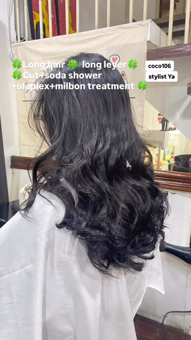 Long hair   long leyer
Cut+soda shower +olaplex+milbon treatment 
 ทำผมโดยช่างญา ช่างทำผมสไตล์ญี่ปุ่น 
️ Free parking available 
ร้านเปิดให้บริการ 9.00-18.30 
สำรองคิวได้ที่เบอร์
️02-662-7106
24hours web reservation
https://reservia.jp/reserve/menu/2c7018bae1?start_page=2&is_guest=1
LINE account
https://lin.ee/3Cm0Ksiac  #coco106 #106hair #digitalperm #coolperm #color hiligth milbon salon beauty treatment straight cut sodashower shothair longhair japan bangkok sukhumvit39 ร้านเสริมสวยในกรุง