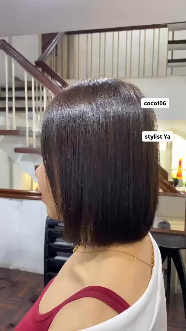 Shot hair  low leyer
Cut+soda shower+color+zumi spa shampoo + milbon treatment 
 ทำผมโดยช่างญา ช่างทำผมสไตล์ญี่ปุ่น 
️ Free parking available 
ร้านเปิดให้บริการ 9.00-18.30 
สำรองคิวได้ที่เบอร์
️02-662-7106
24hours web reservation
https://reservia.jp/reserve/menu/2c7018bae1?start_page=2&is_guest=1
LINE account
https://lin.ee/3Cm0Ksiac  #coco106 #106hair #digitalperm #coolperm #color