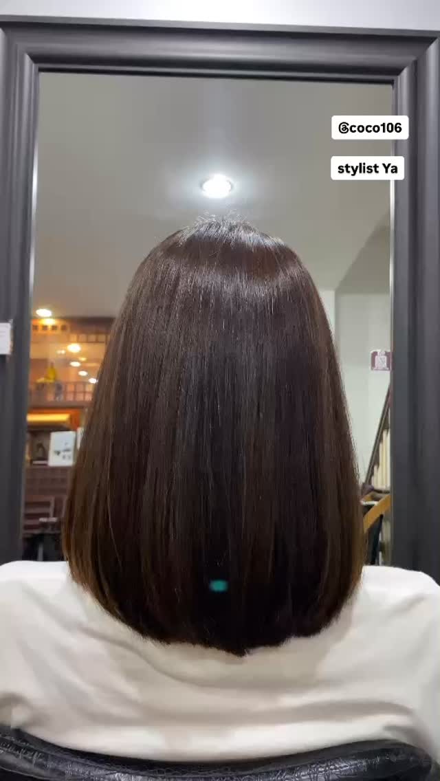 Meduem hair  bob low leyer 
Cut+color+soda shower+zumi spa shampoo + olaplex +milbon treatment 
 ทำผมโดยช่างญา ช่างทำผมสไตล์ญี่ปุ่น 
️ Free parking available 
ร้านเปิดให้บริการ 9.00-18.30 
สำรองคิวได้ที่เบอร์
️02-662-7106
24hours web reservation
https://reservia.jp/reserve/menu/2c7018bae1?start_page=2&is_guest=1
LINE account
https://lin.ee/3Cm0Ksiac  #coco106 #106hair #digitalperm #coolperm #color