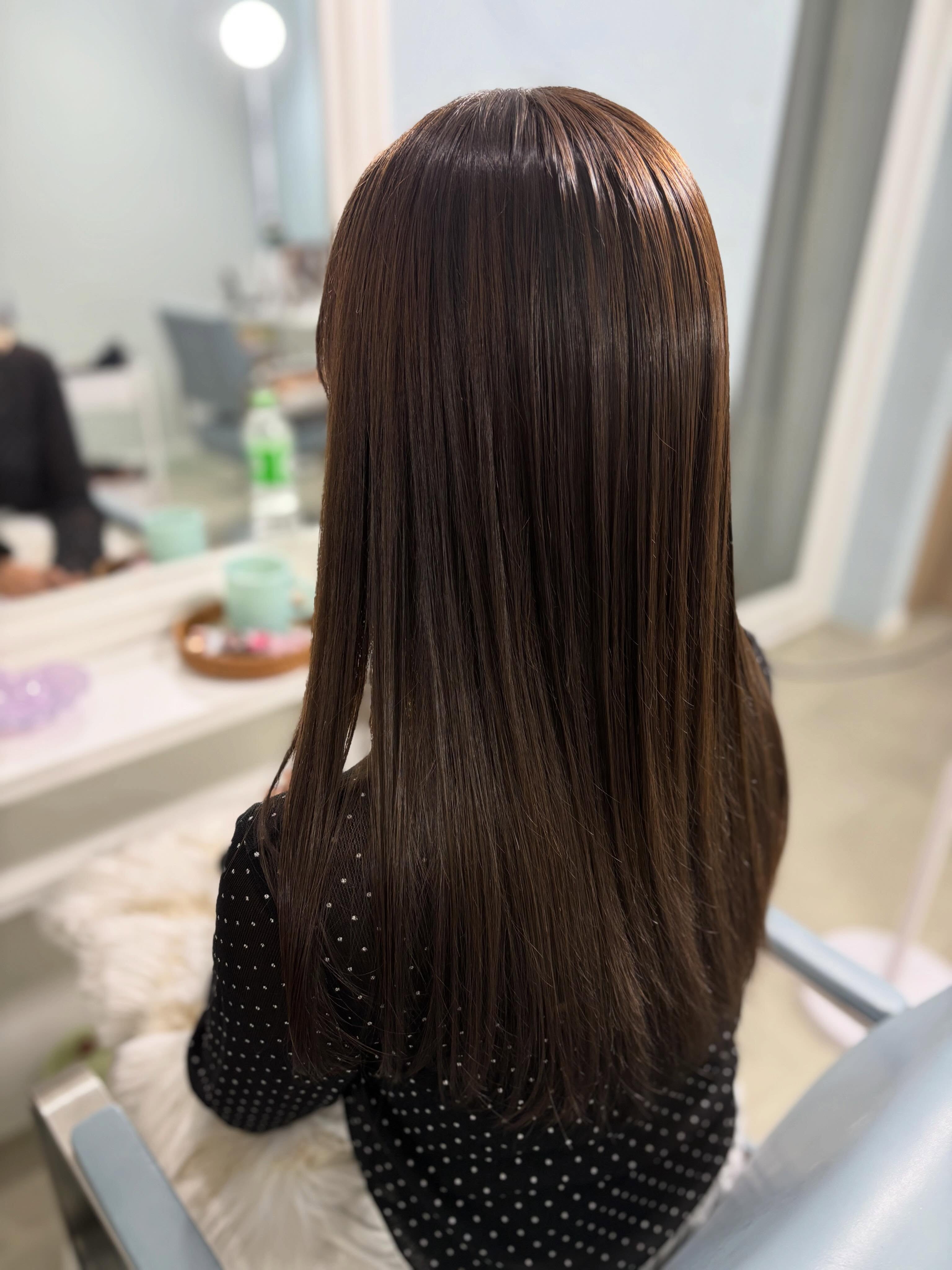 ansRのトリートメントで艶髪に♪